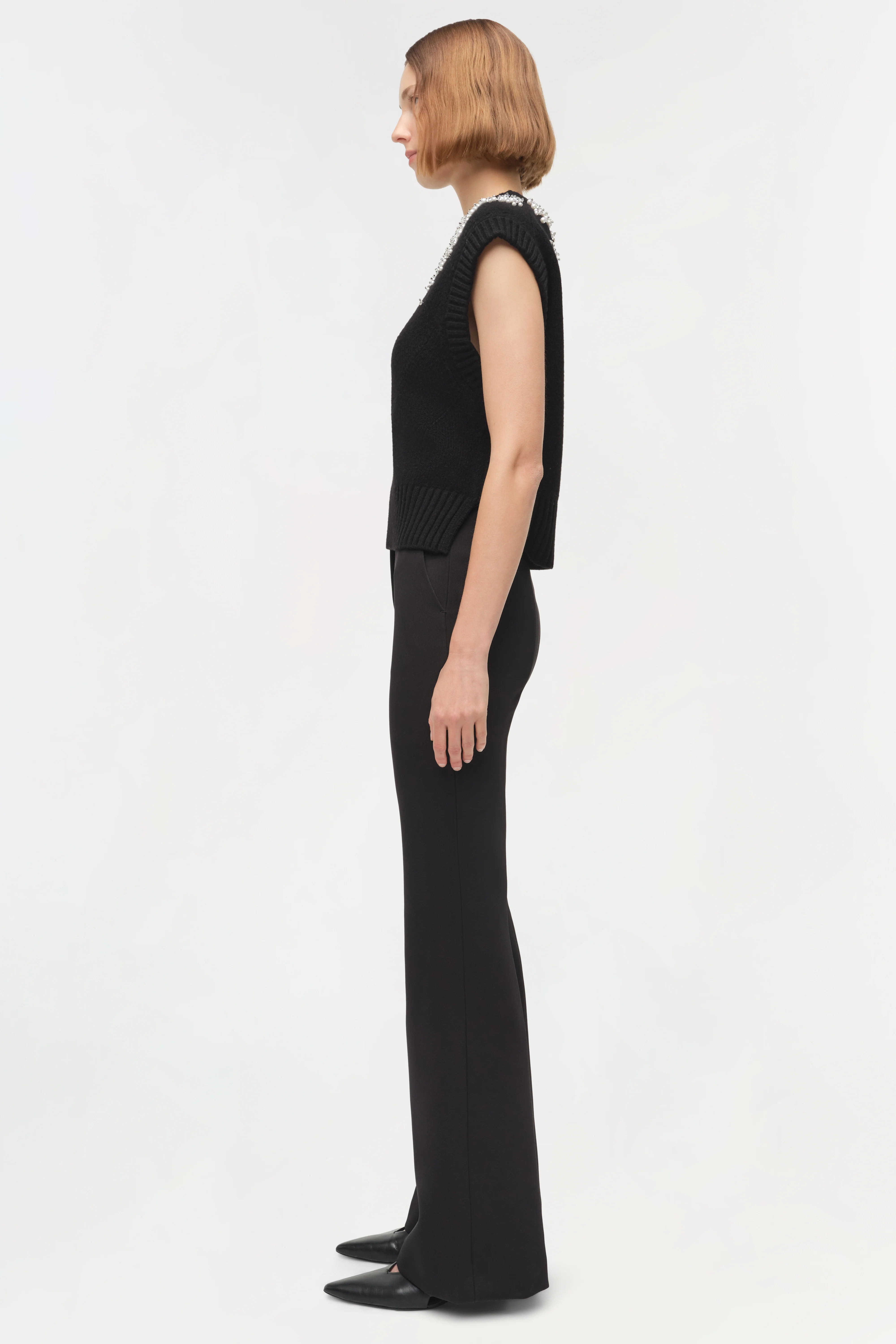 Candra Embellished Knit Vest - Image 4