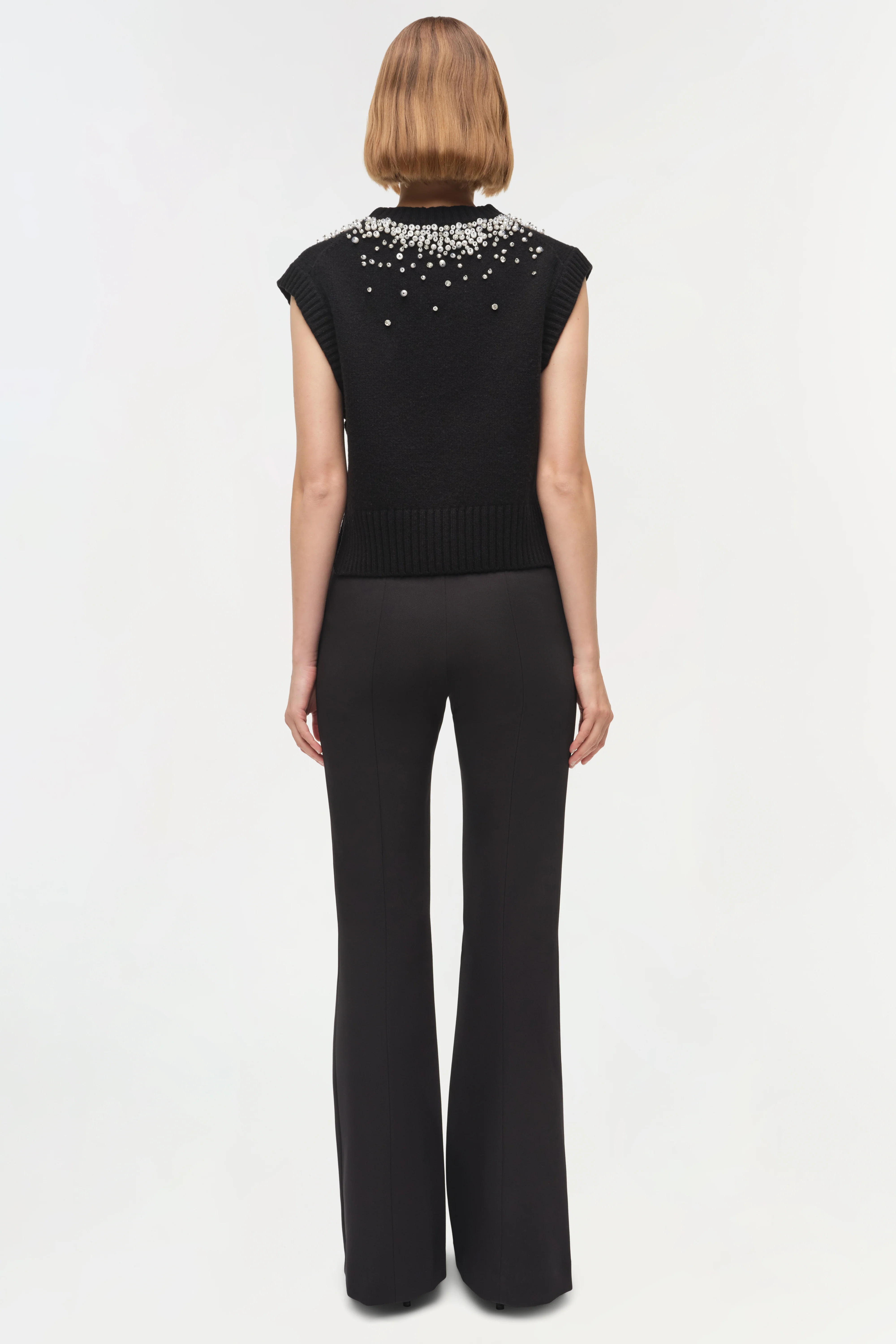 Candra Embellished Knit Vest - Image 5