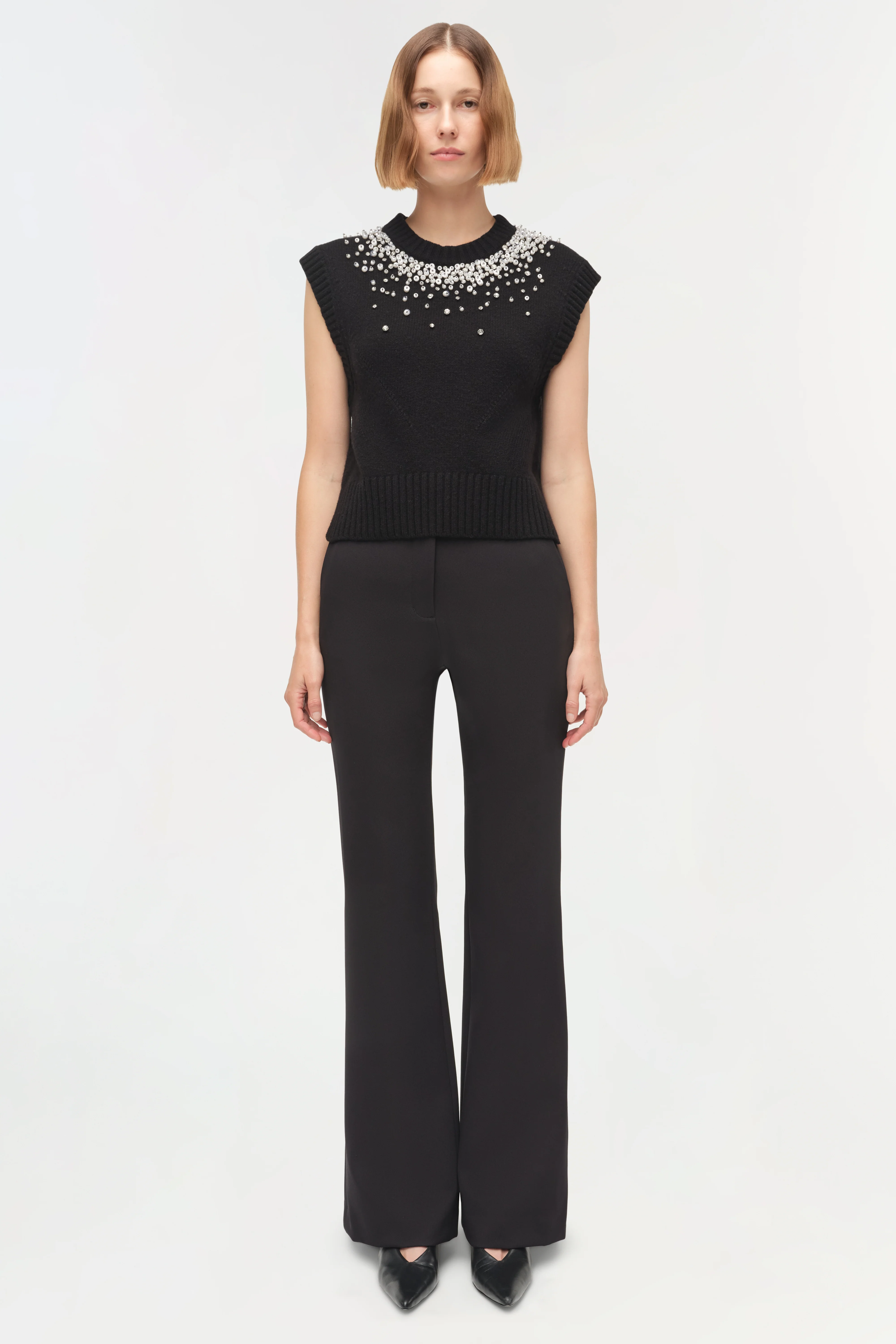 Candra Embellished Knit Vest - Image 6