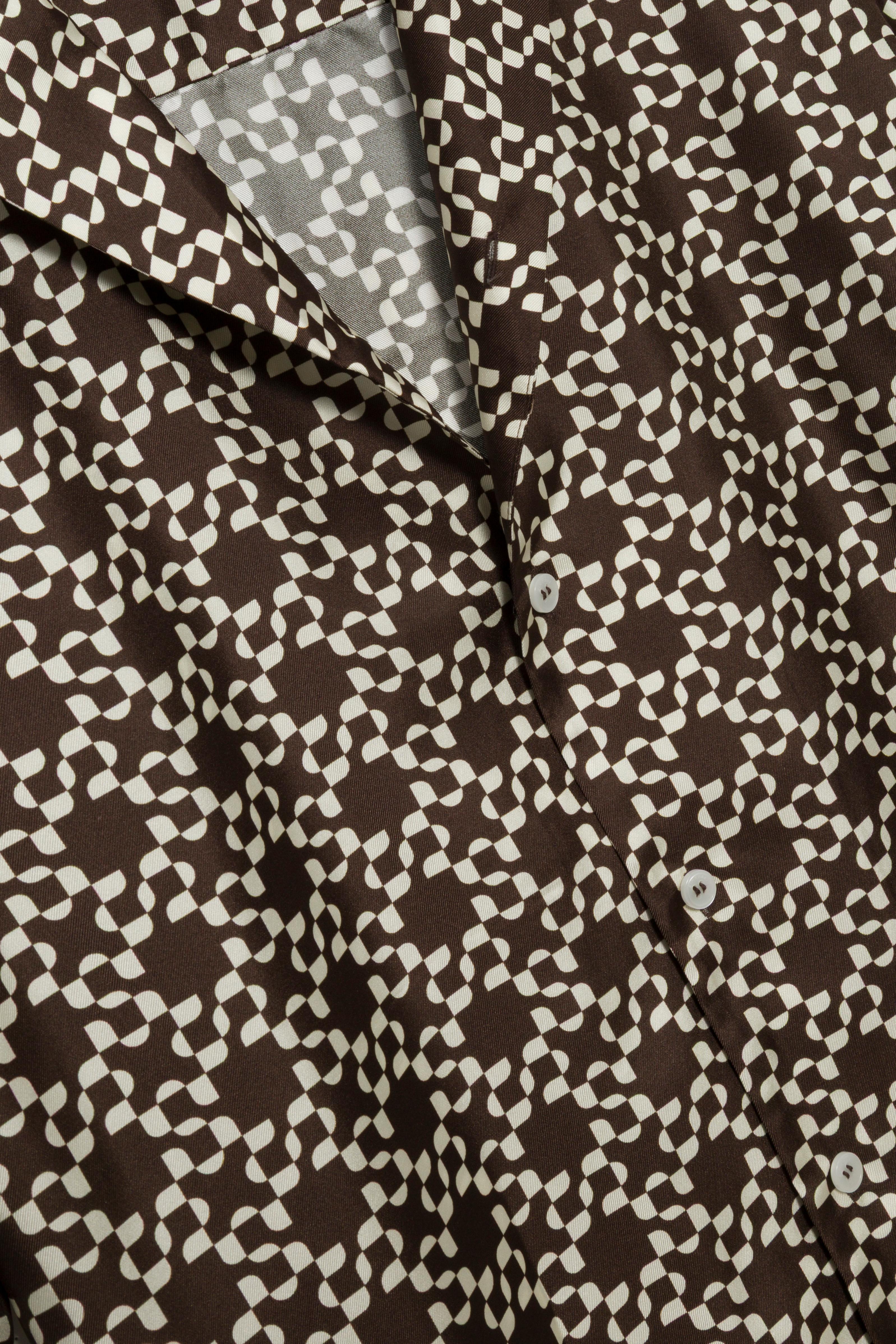 Casper Printed Silk Shirt - Image 5
