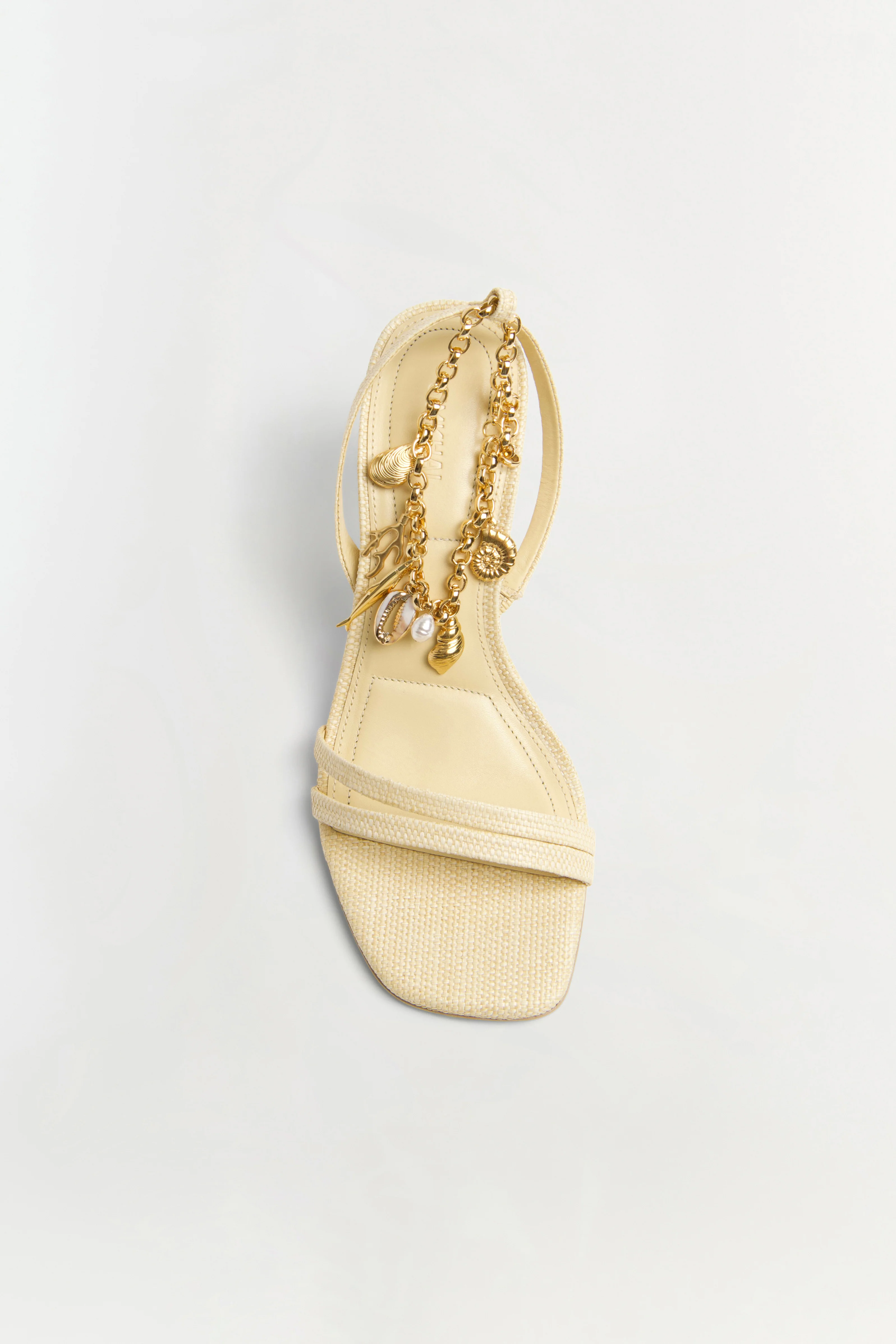 Caspian Raffia Strappy Heel - Image 2
