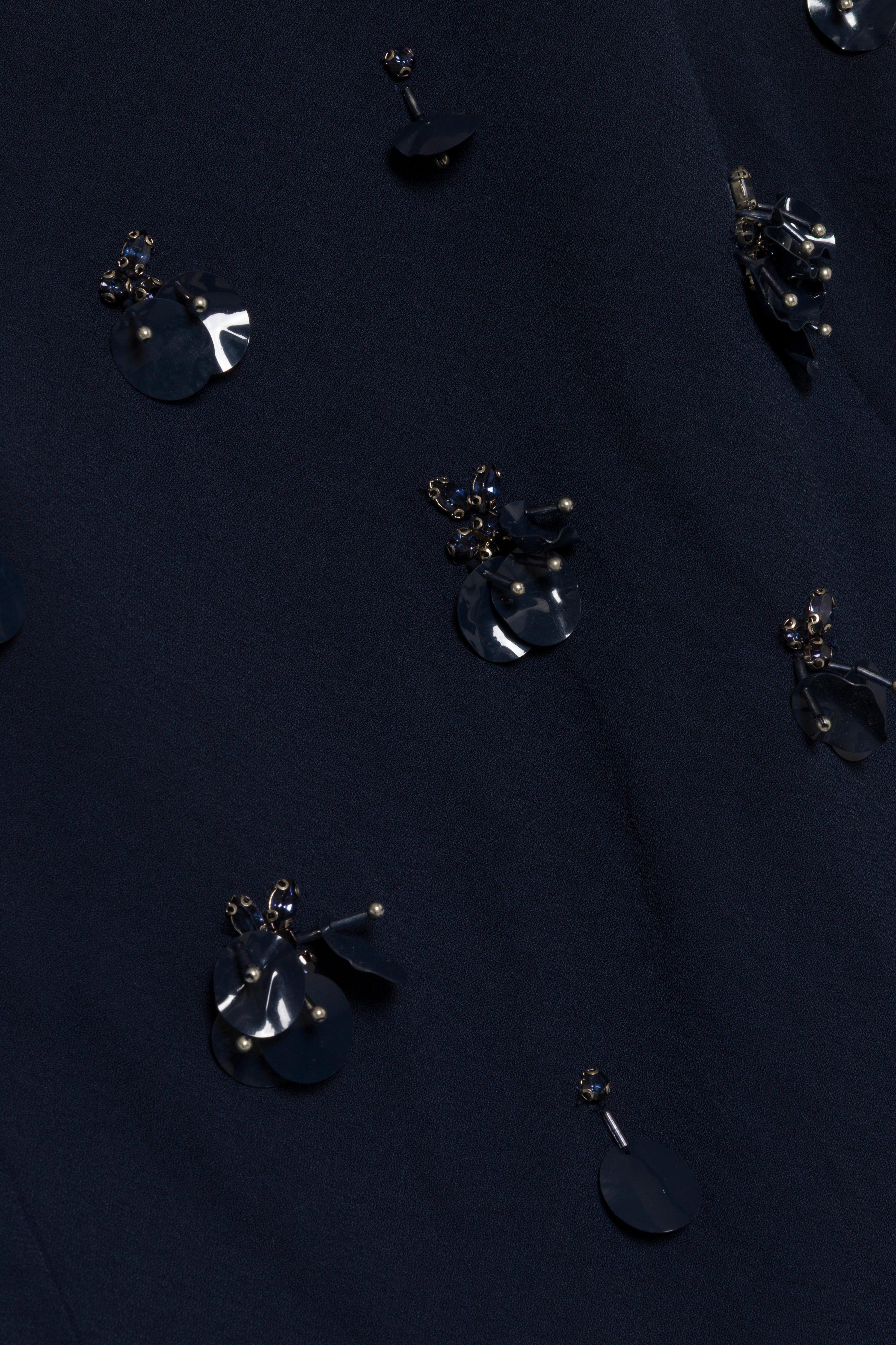 Claudia Embellished Crepe Midi Dress - Image 6