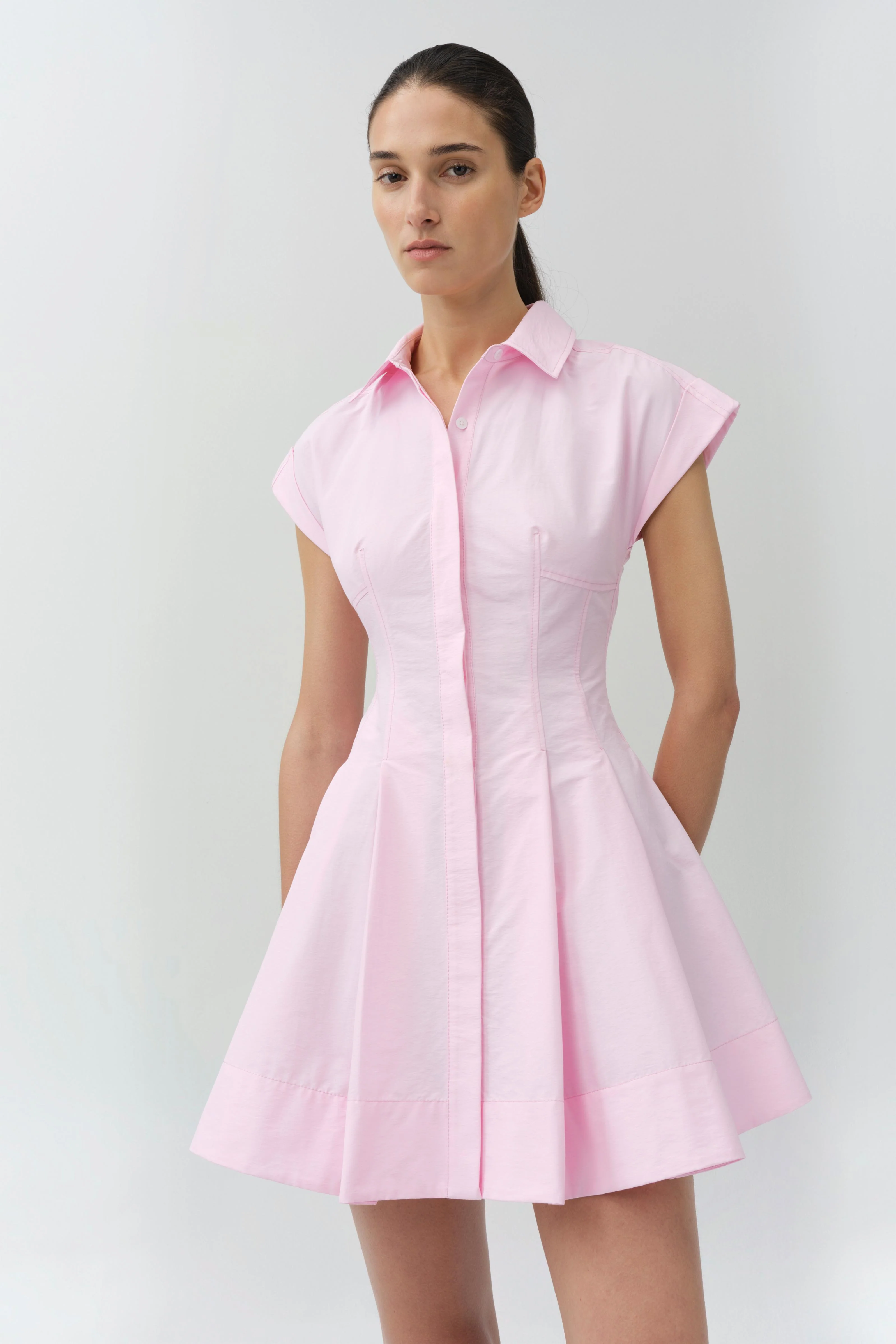 Clemmie Cotton Mini Dress - Image 3