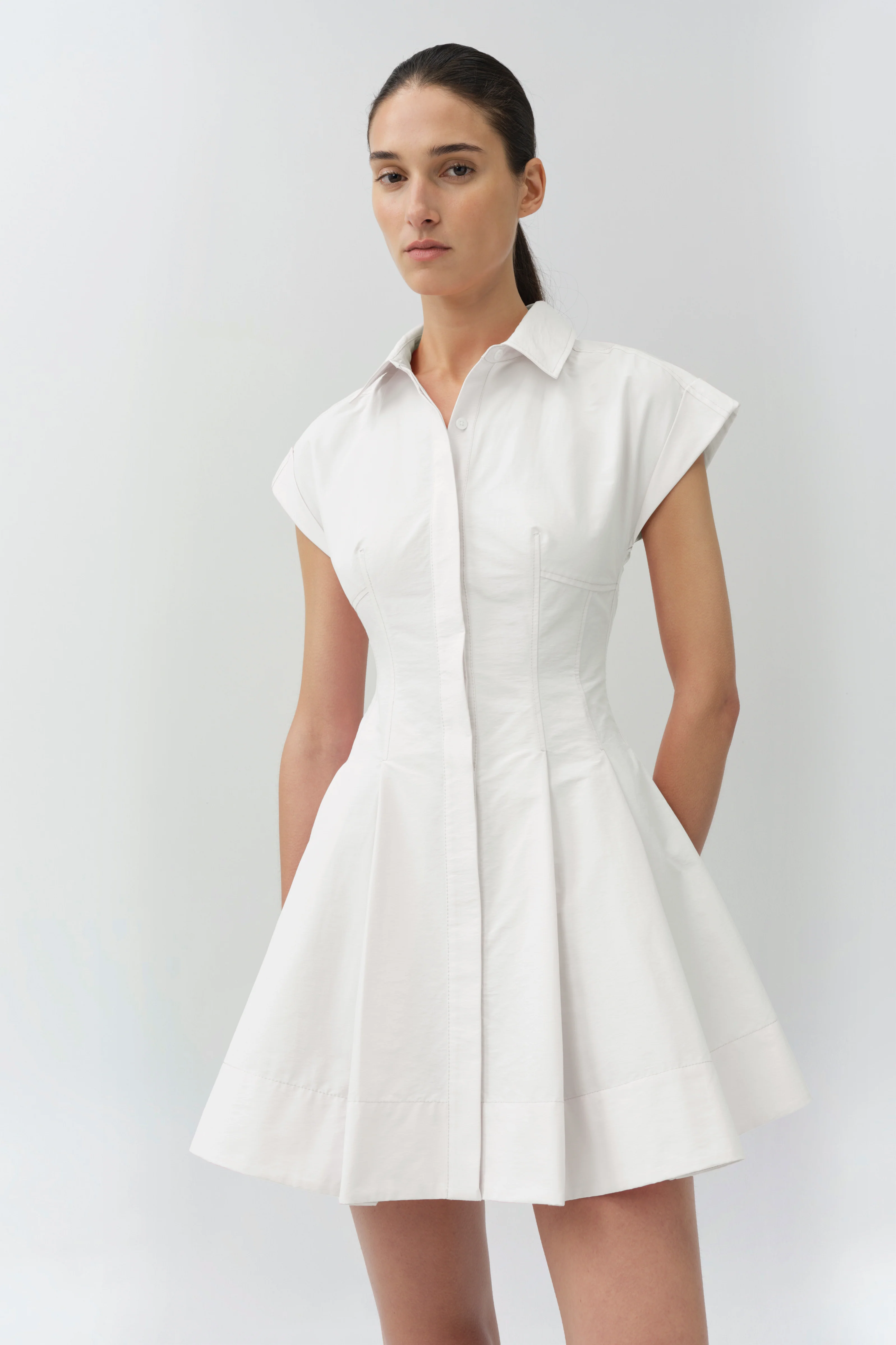 Clemmie Cotton Mini Dress - Image 3