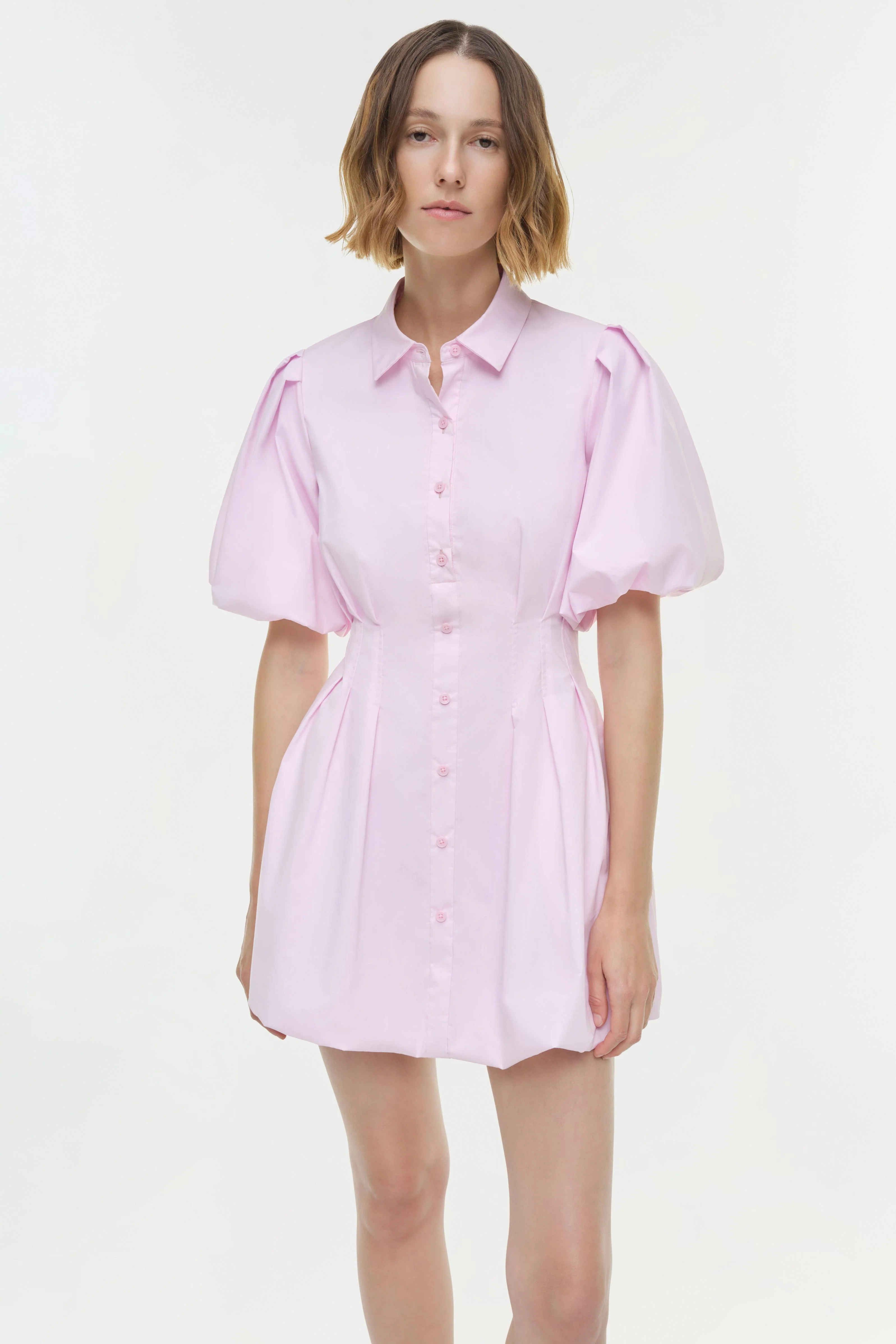 Cleo Cotton Mini Dress - Image 3