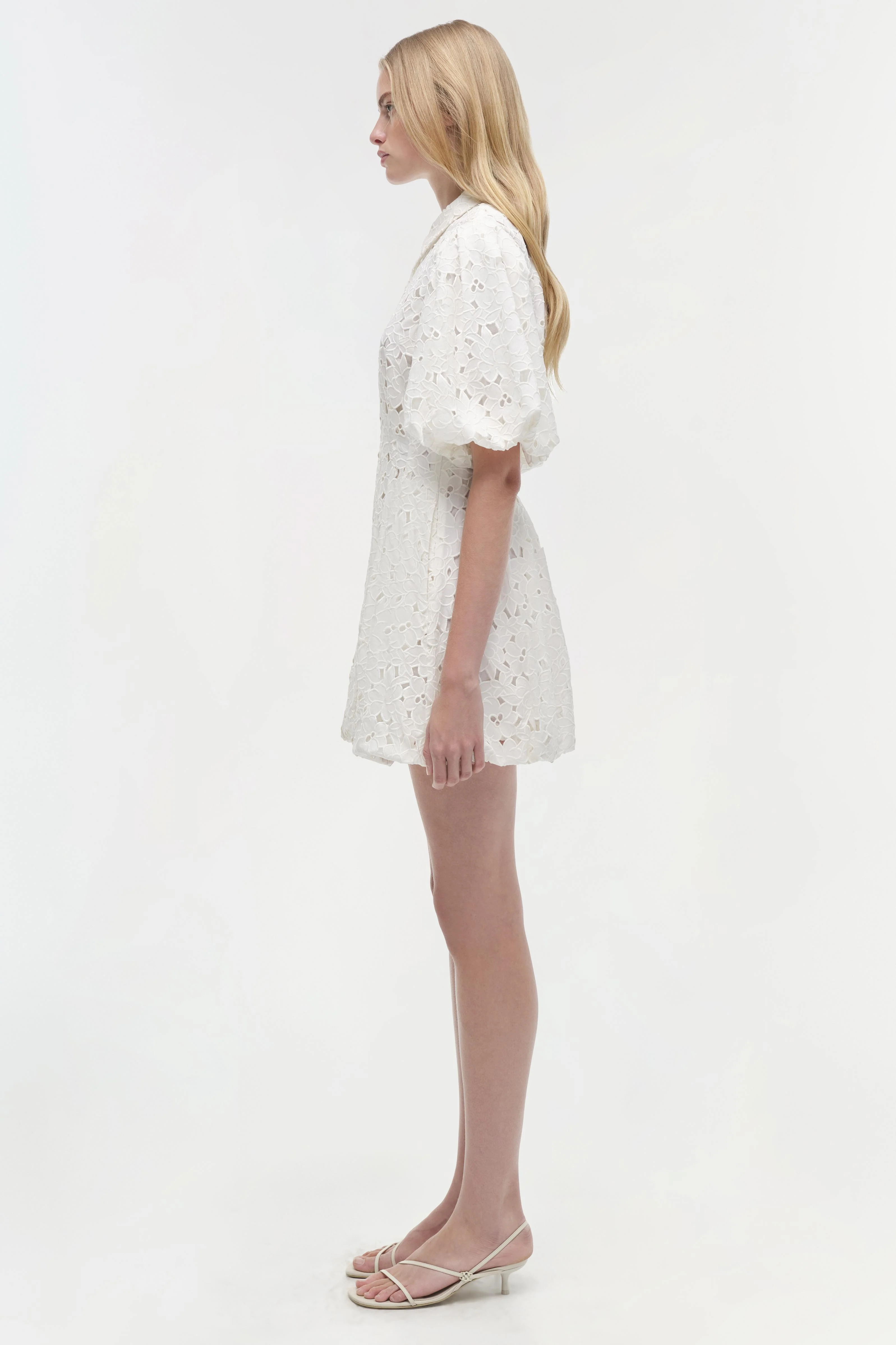 Cleo Embroidered Mini Dress - Image 4