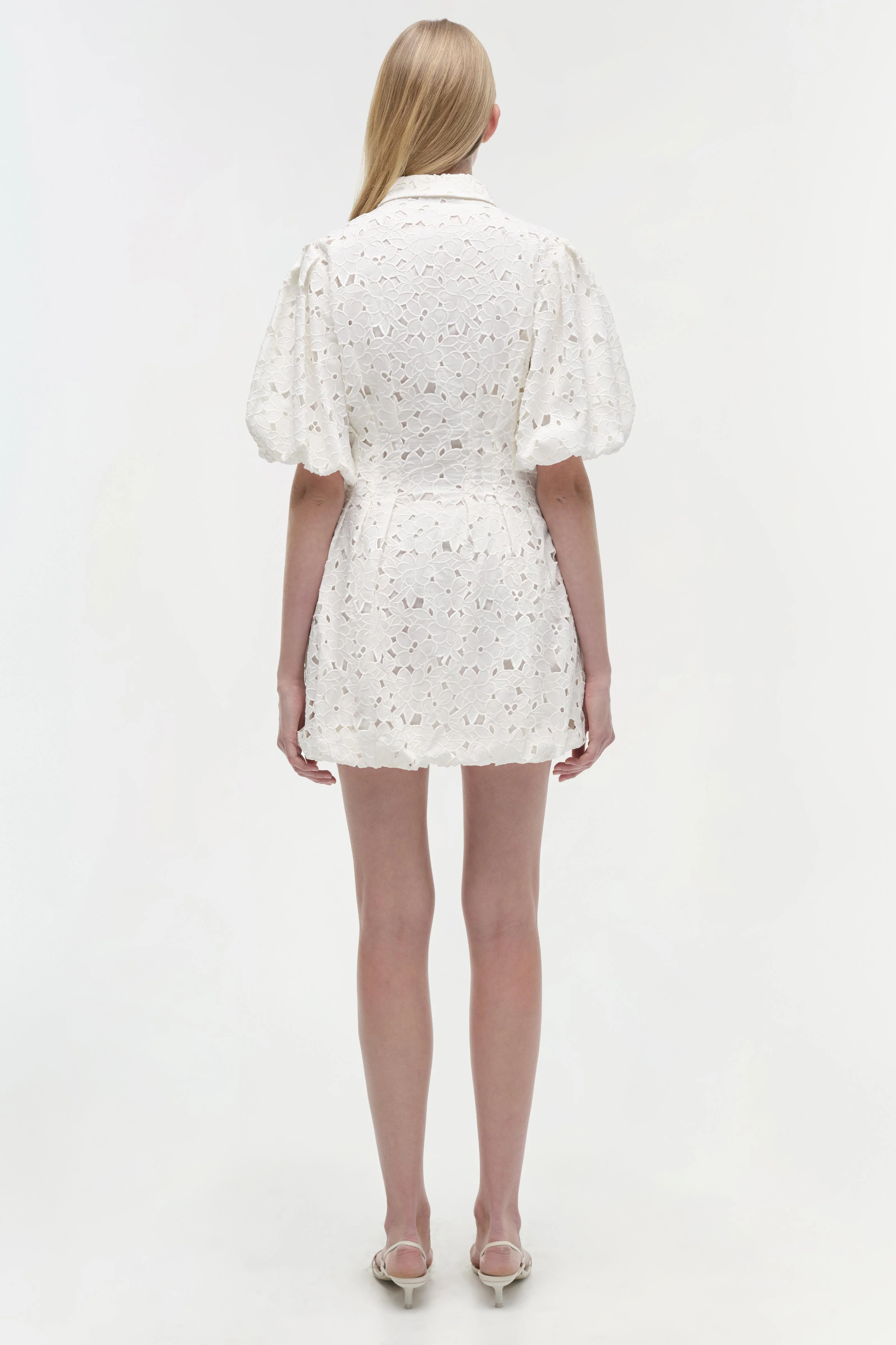 Cleo Embroidered Mini Dress - Image 5