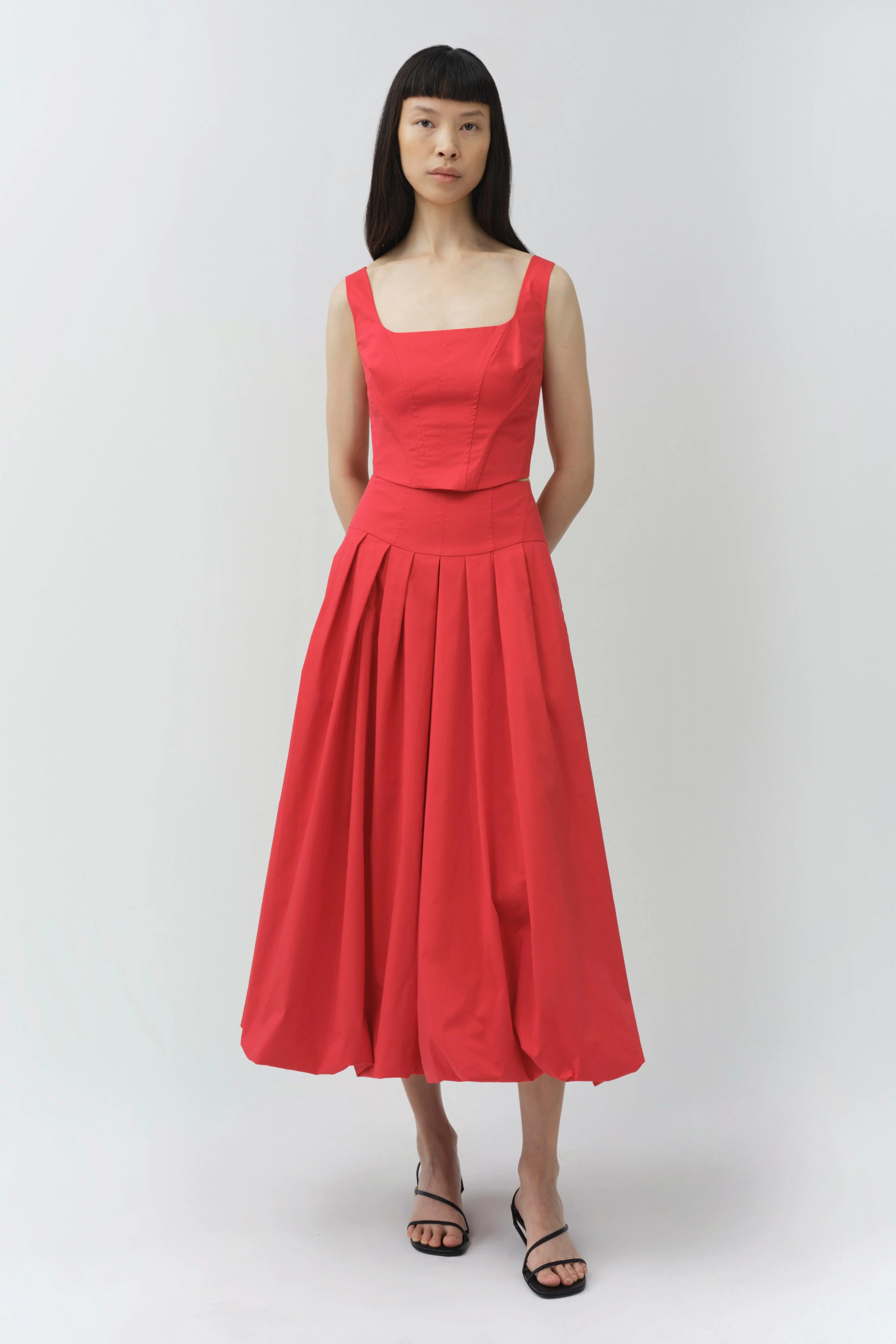 Clio Cotton Bustier Top - Image 2