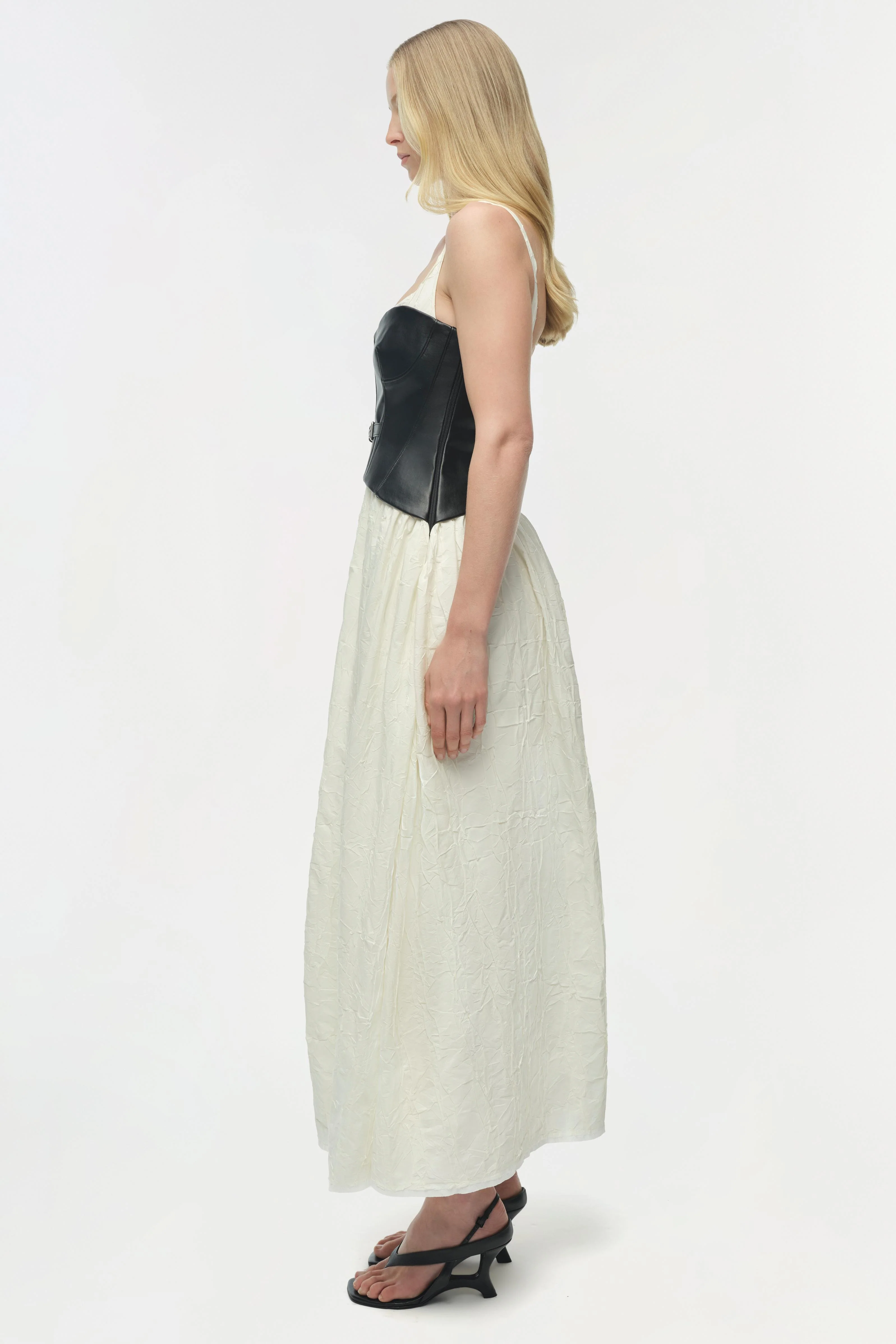 Cortland Belted Bustier Midi Dress - Image 5