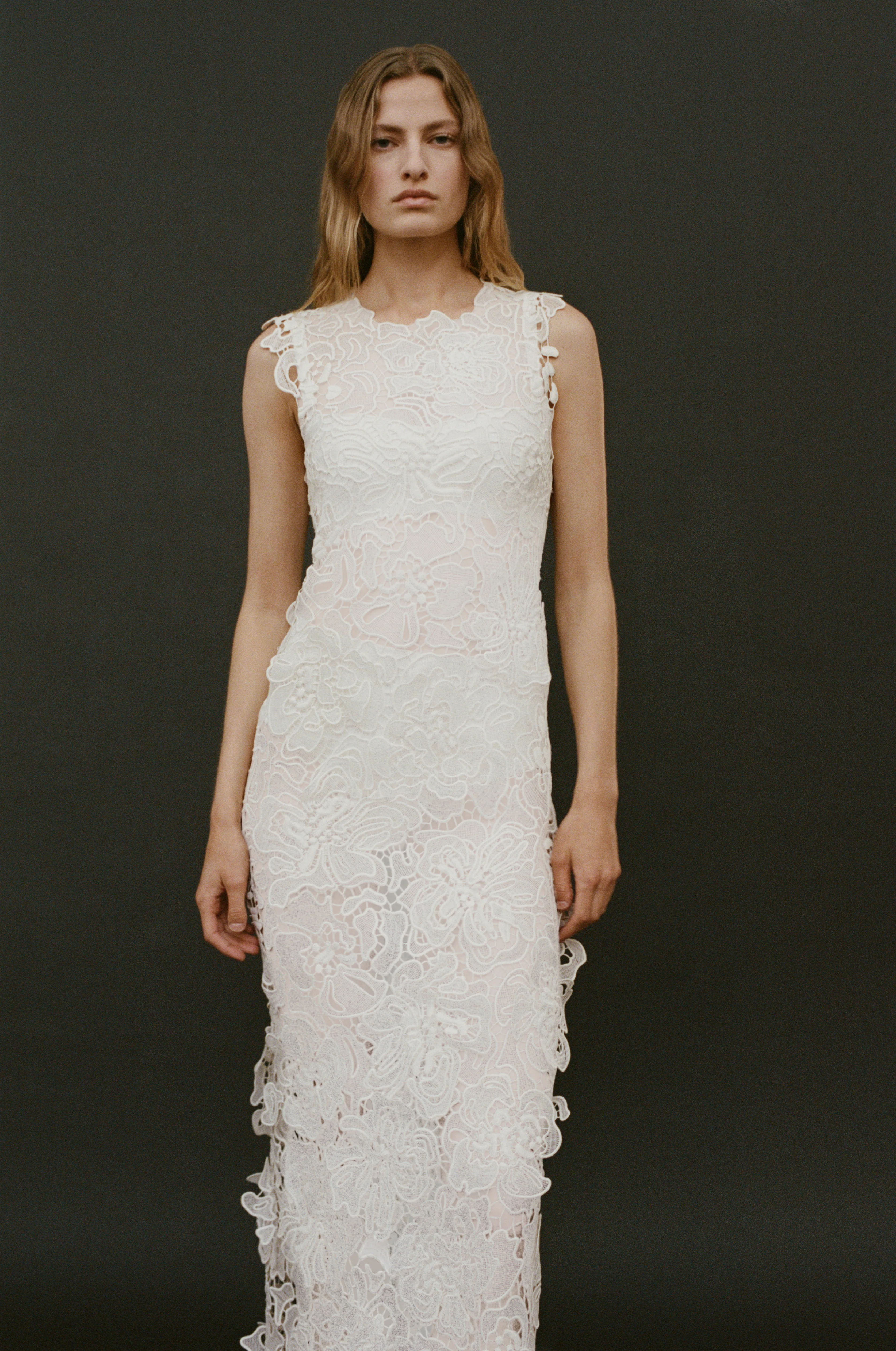 Dahlia Lace Midi Dress - Image 2