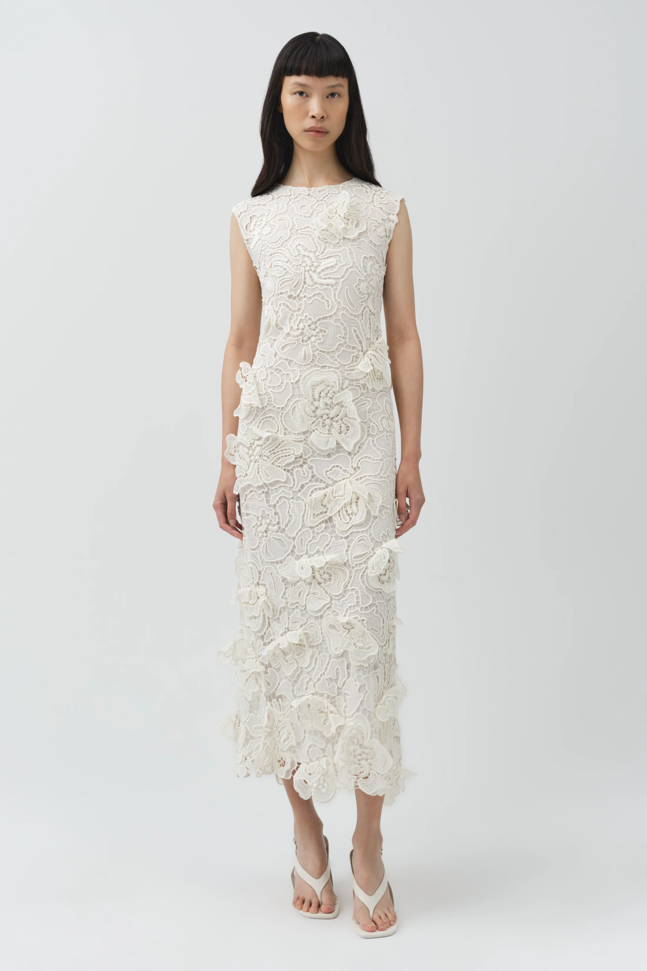 Dahlia Lace Midi Dress - Image 3