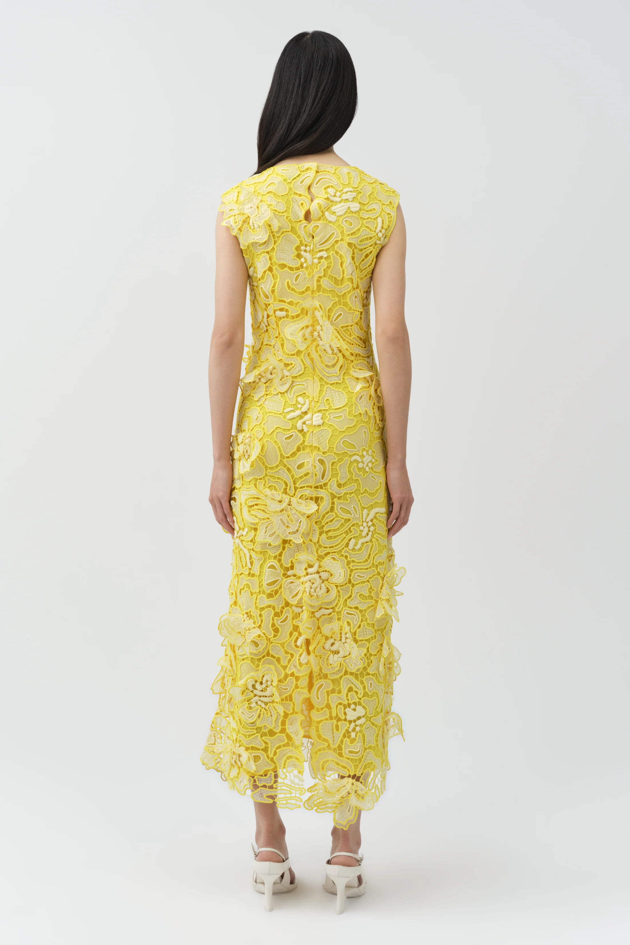 Dahlia Lace Midi Dress - Image 4