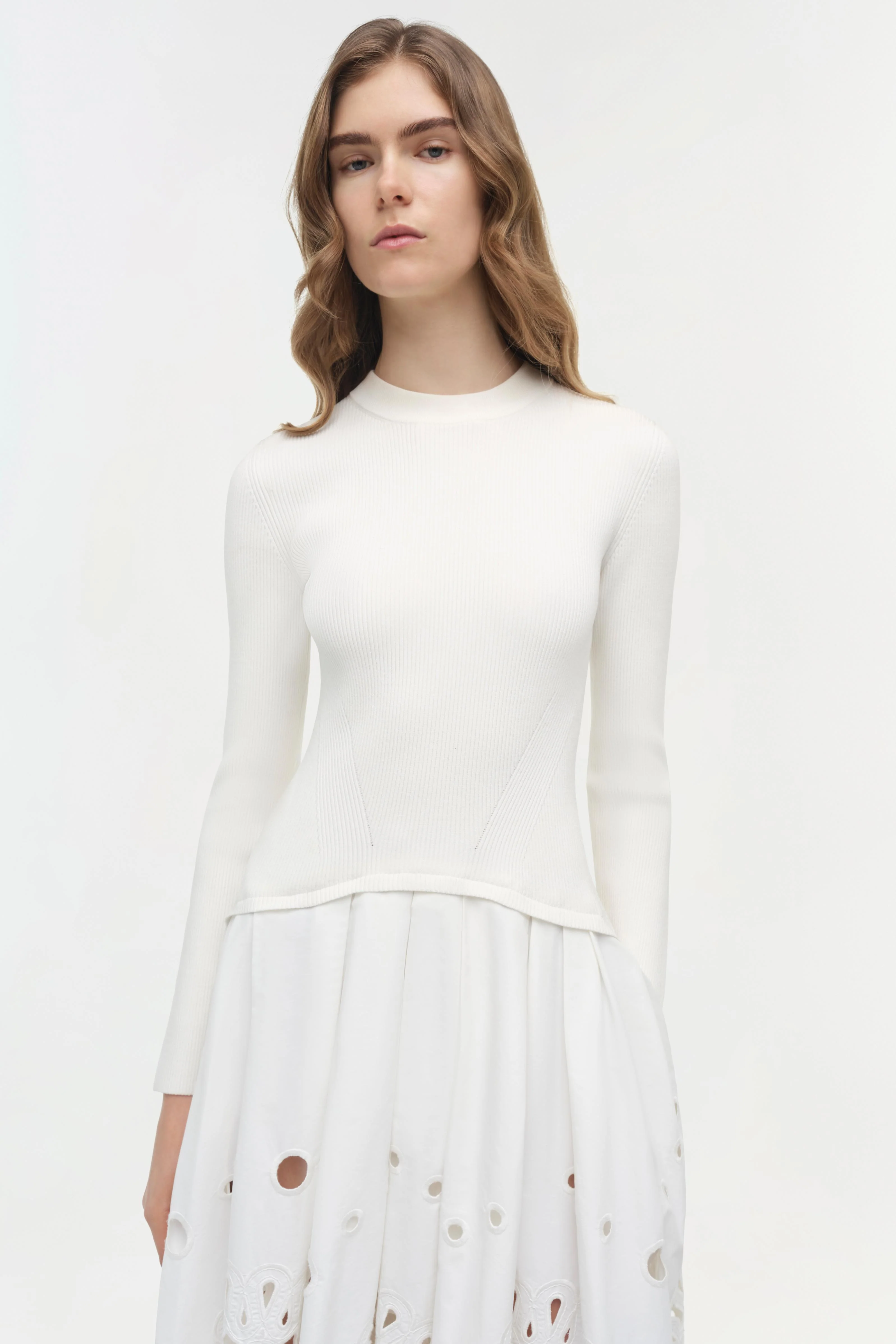 Daila Embroidered Knit Midi Dress - Image 3