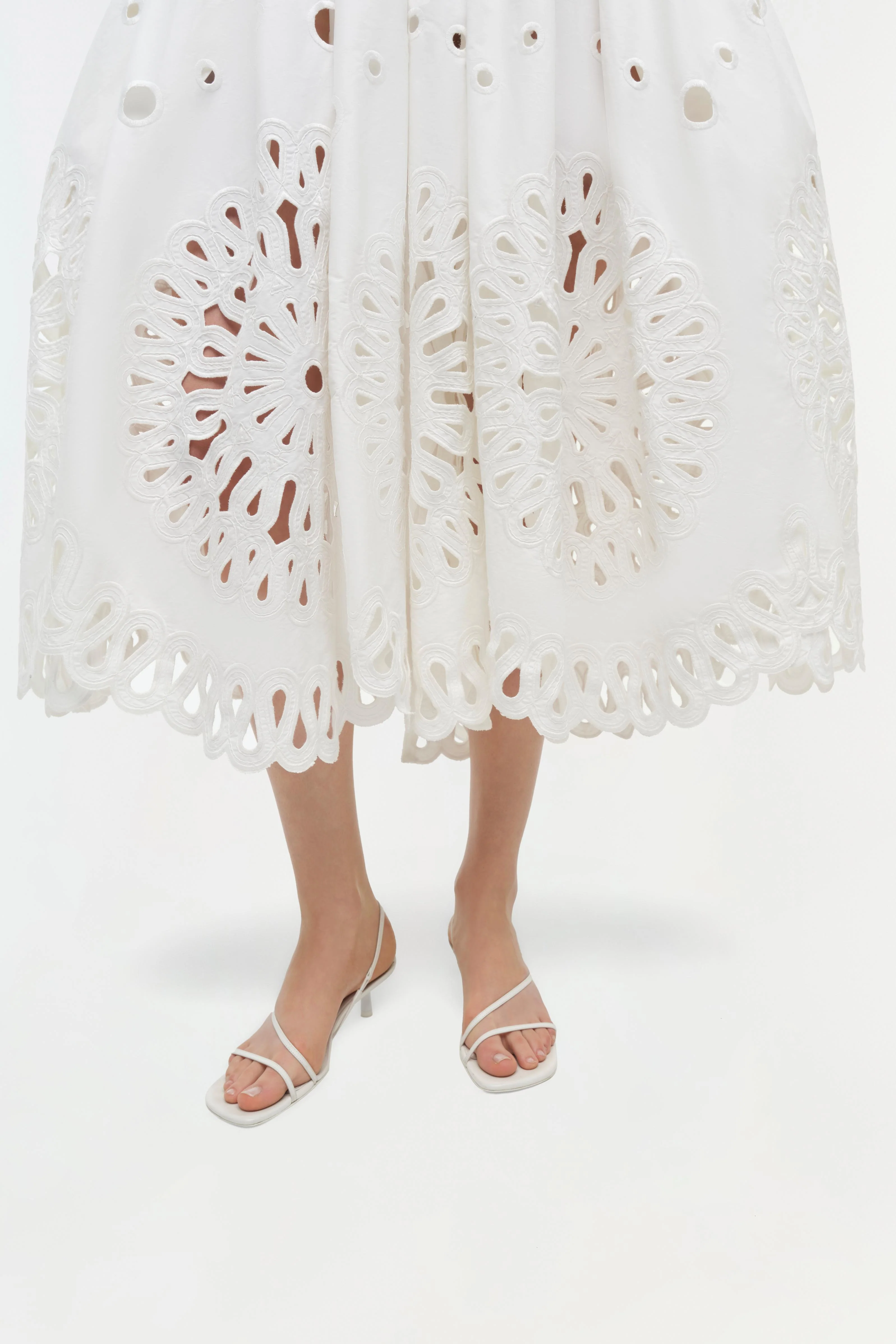 Daila Embroidered Knit Midi Dress - Image 6