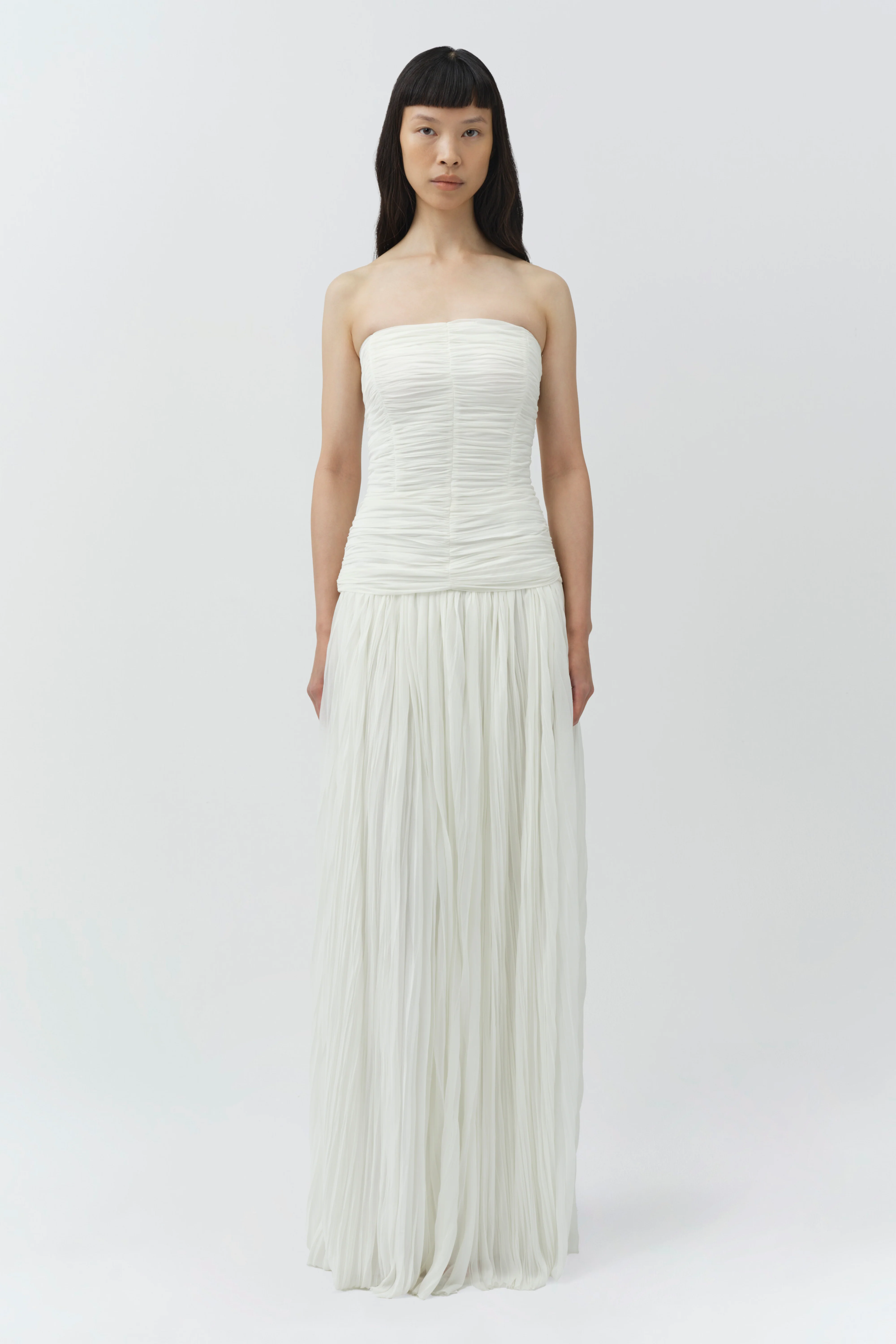 Danielle Crinkle Jersey Bustier Gown - Image 2