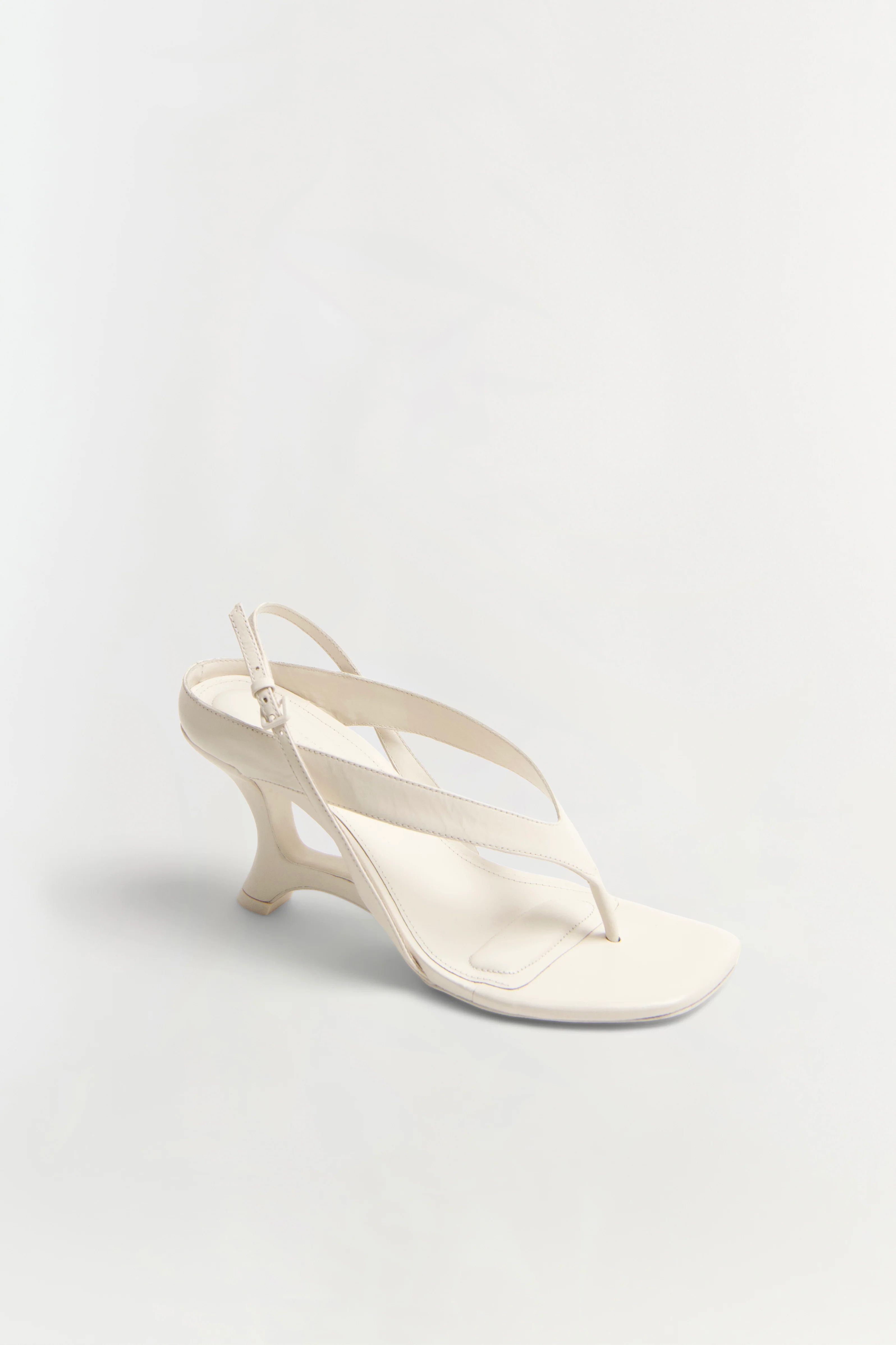 Darya Leather Wedge Thong Sandal - Image 3