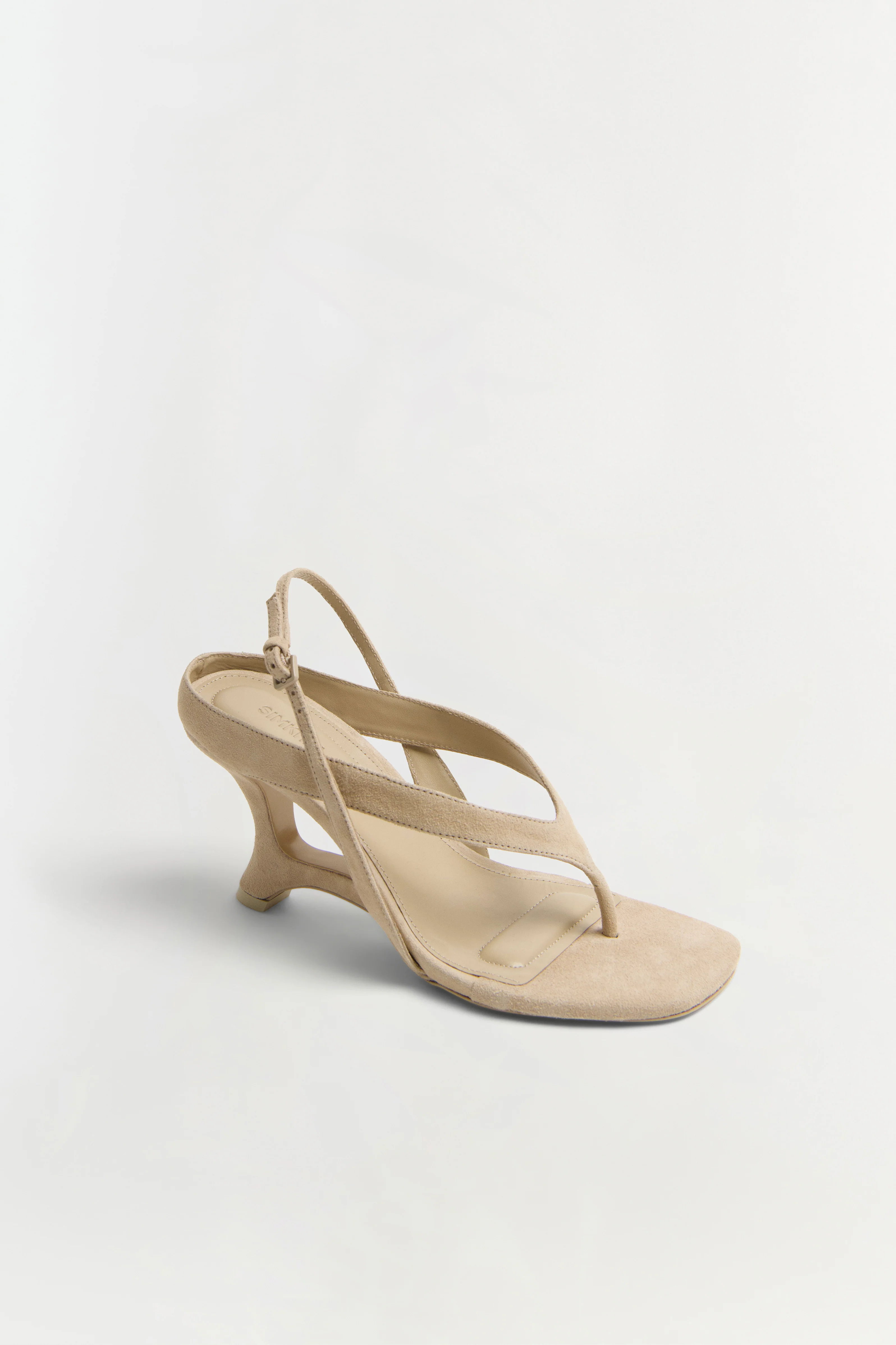 Darya Suede Wedge Thong Sandal - Image 2