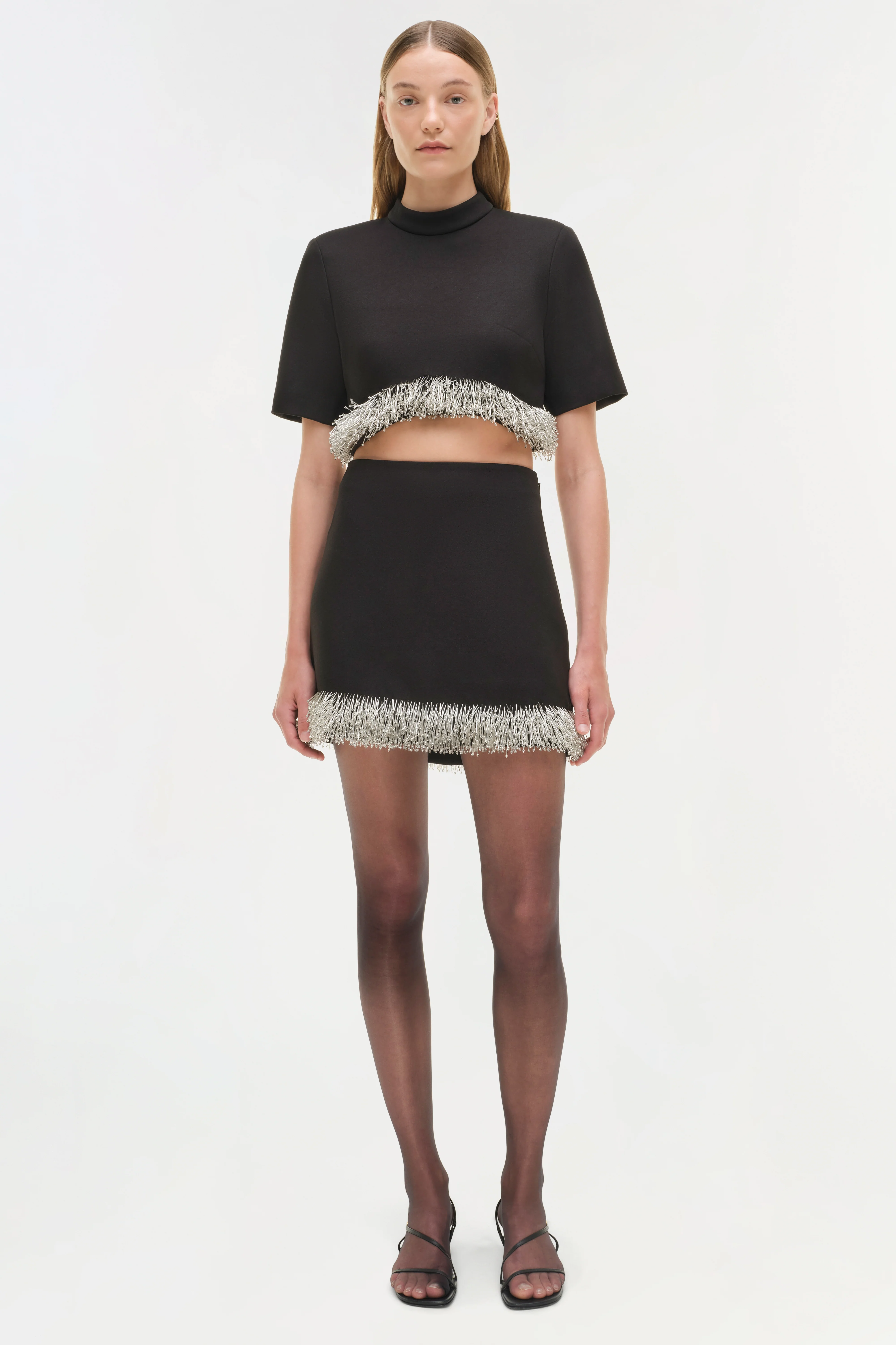 Dua Embellished Mini Skirt - Image 2