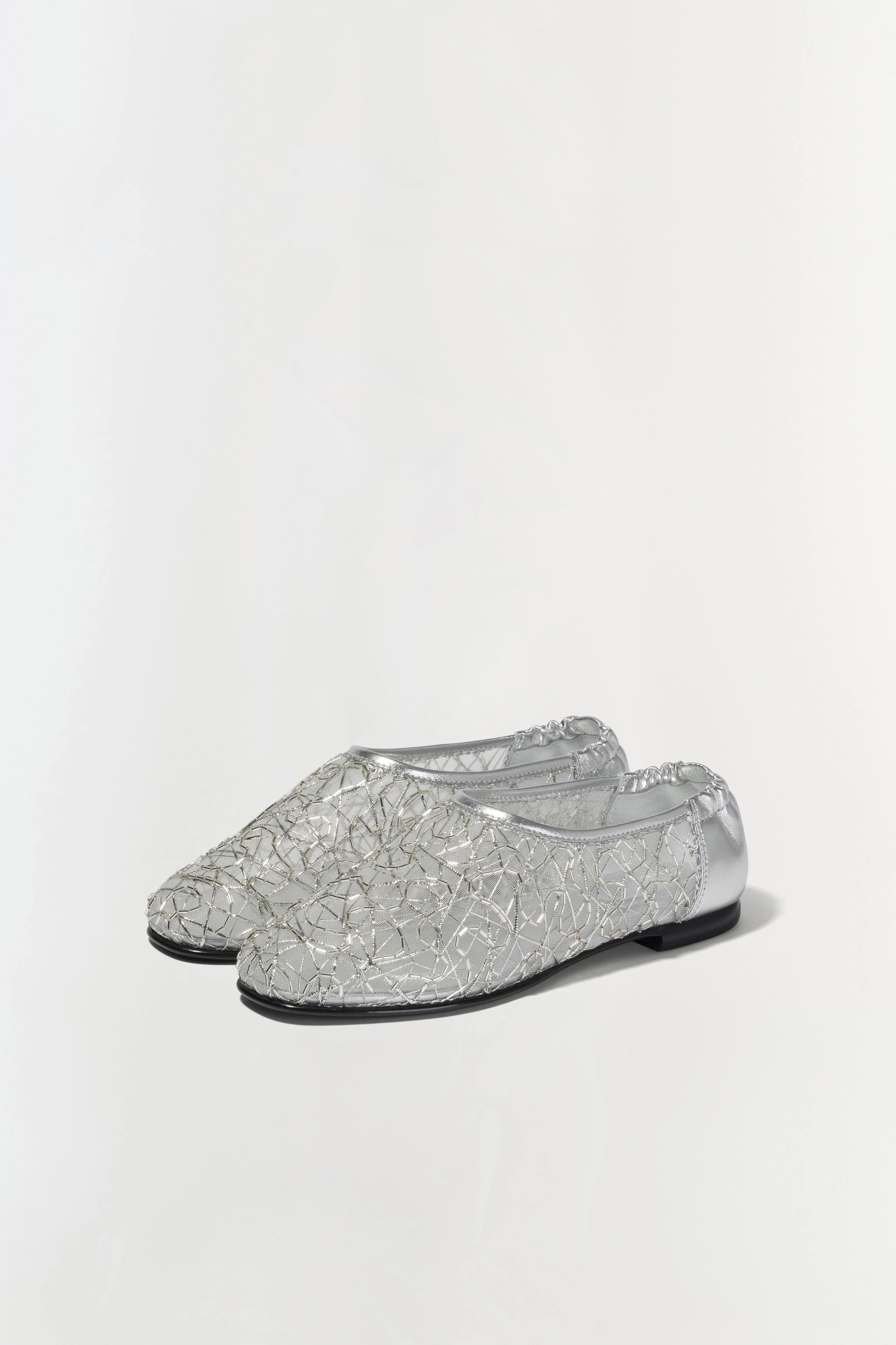 Eden Metallic Lace Flat - Image 5
