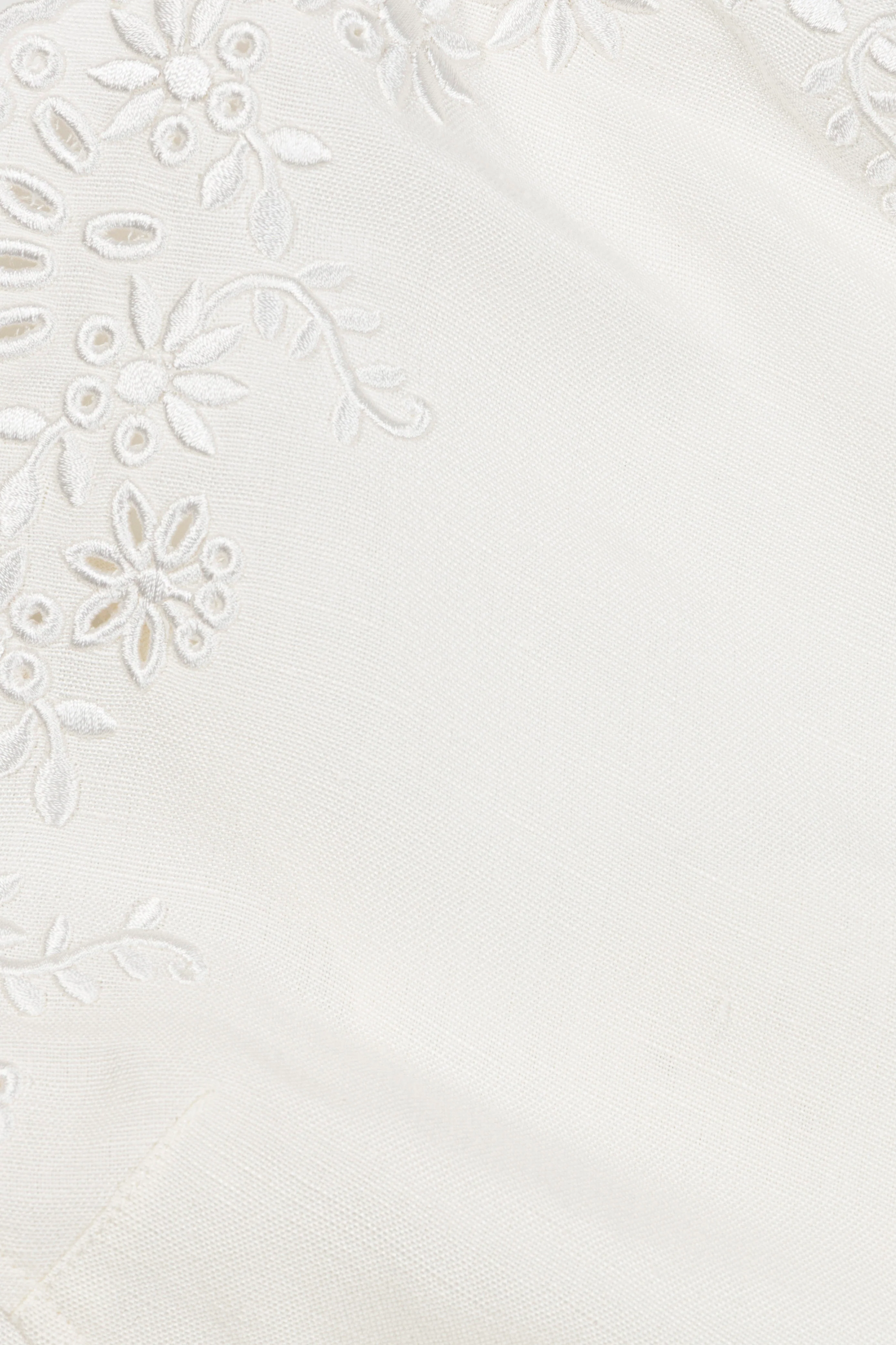 Edena Embroidered Linen Mini Dress - Image 5