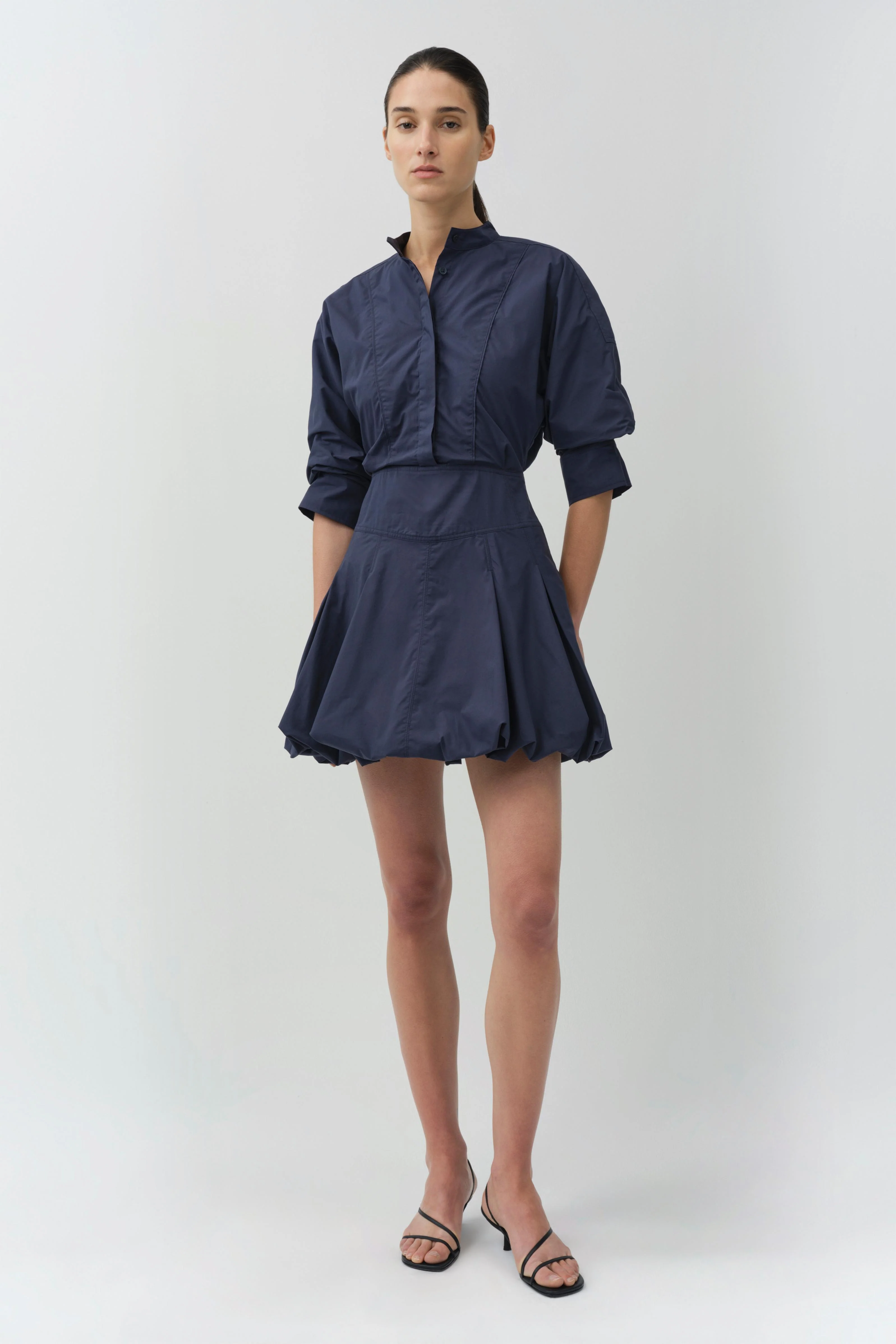 Effie Cotton Bubble Mini Dress - Image 2