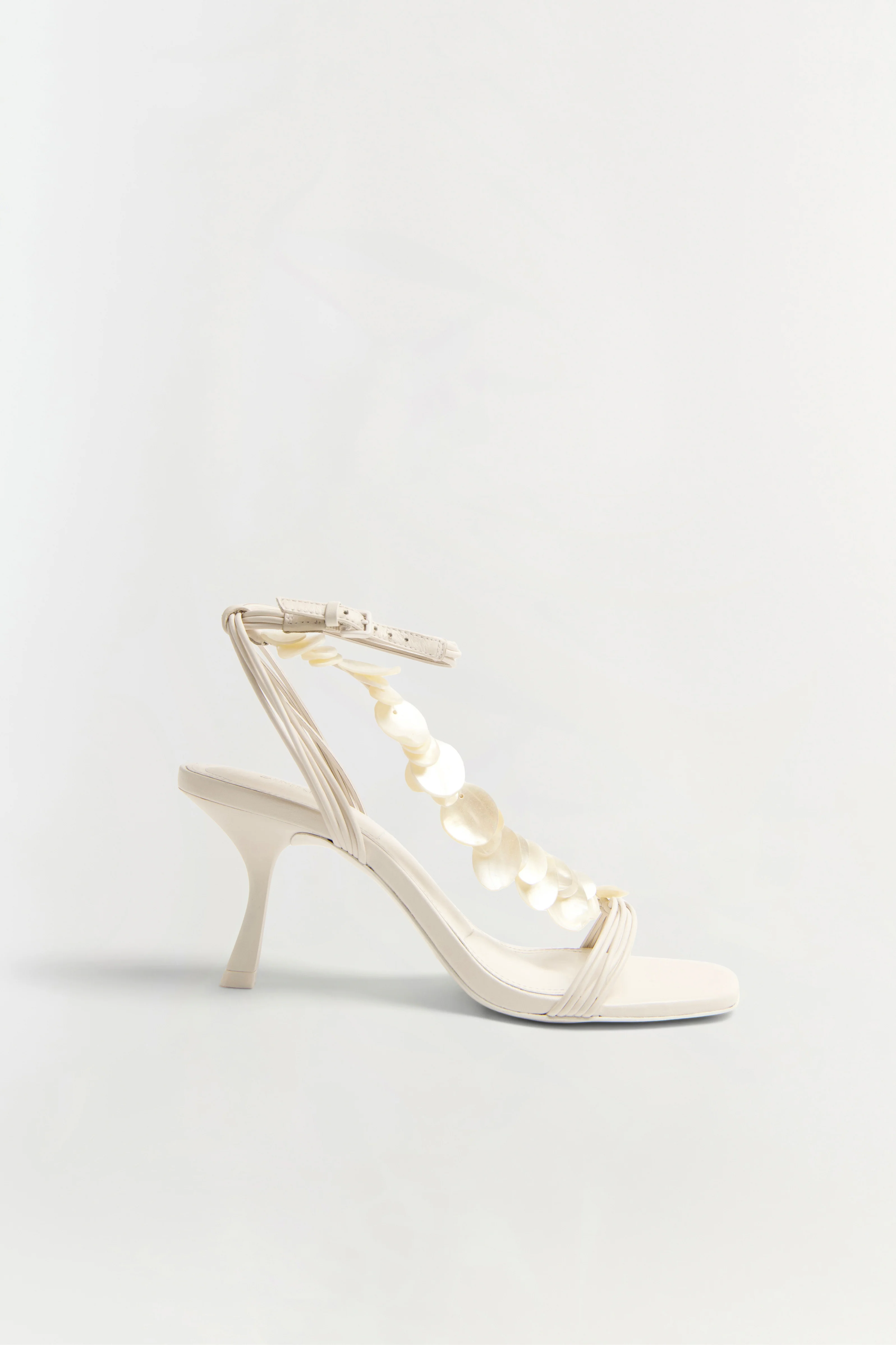 Elin Shell Beaded Heel