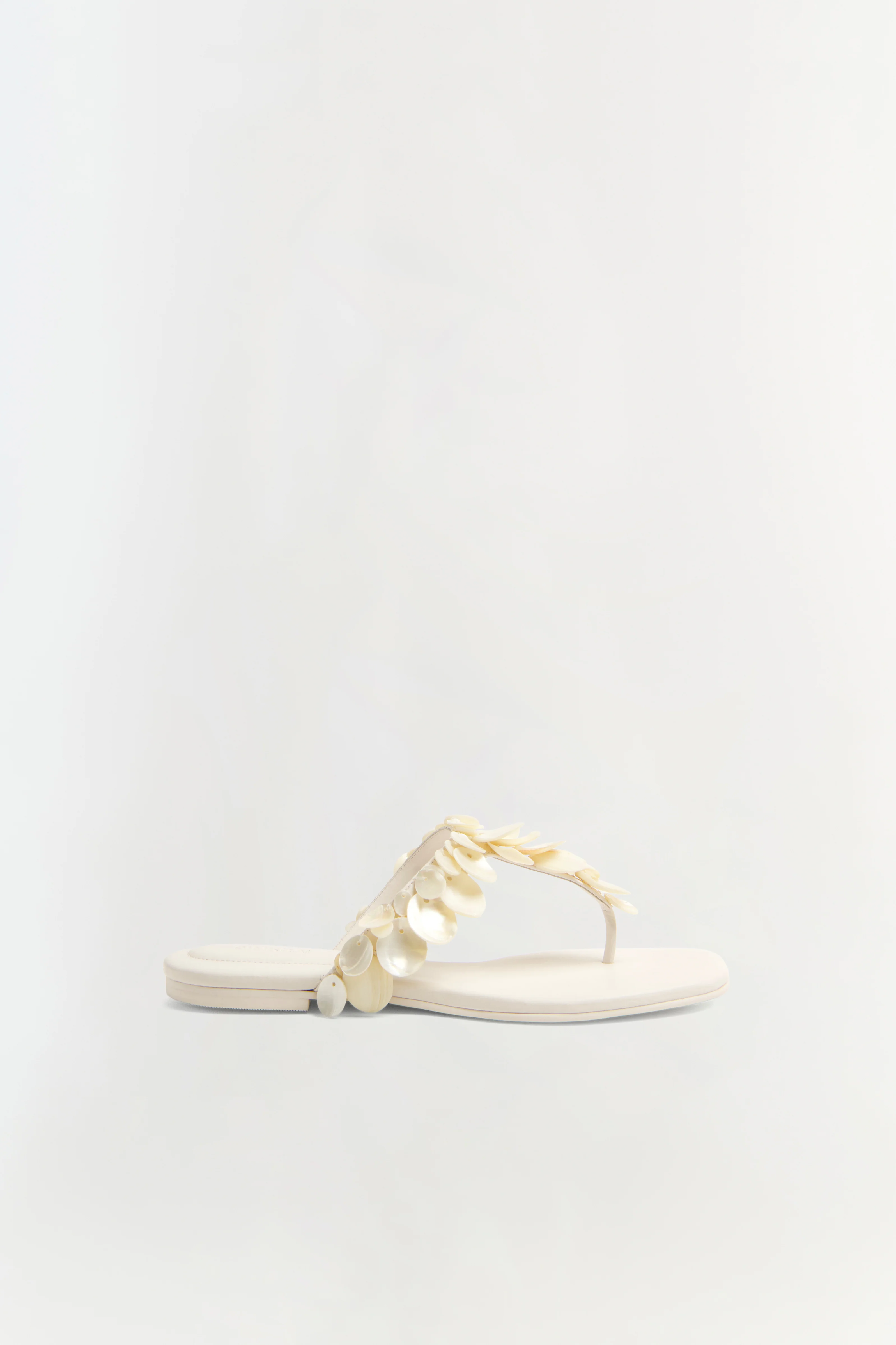 Elin Shell Beaded Sandal