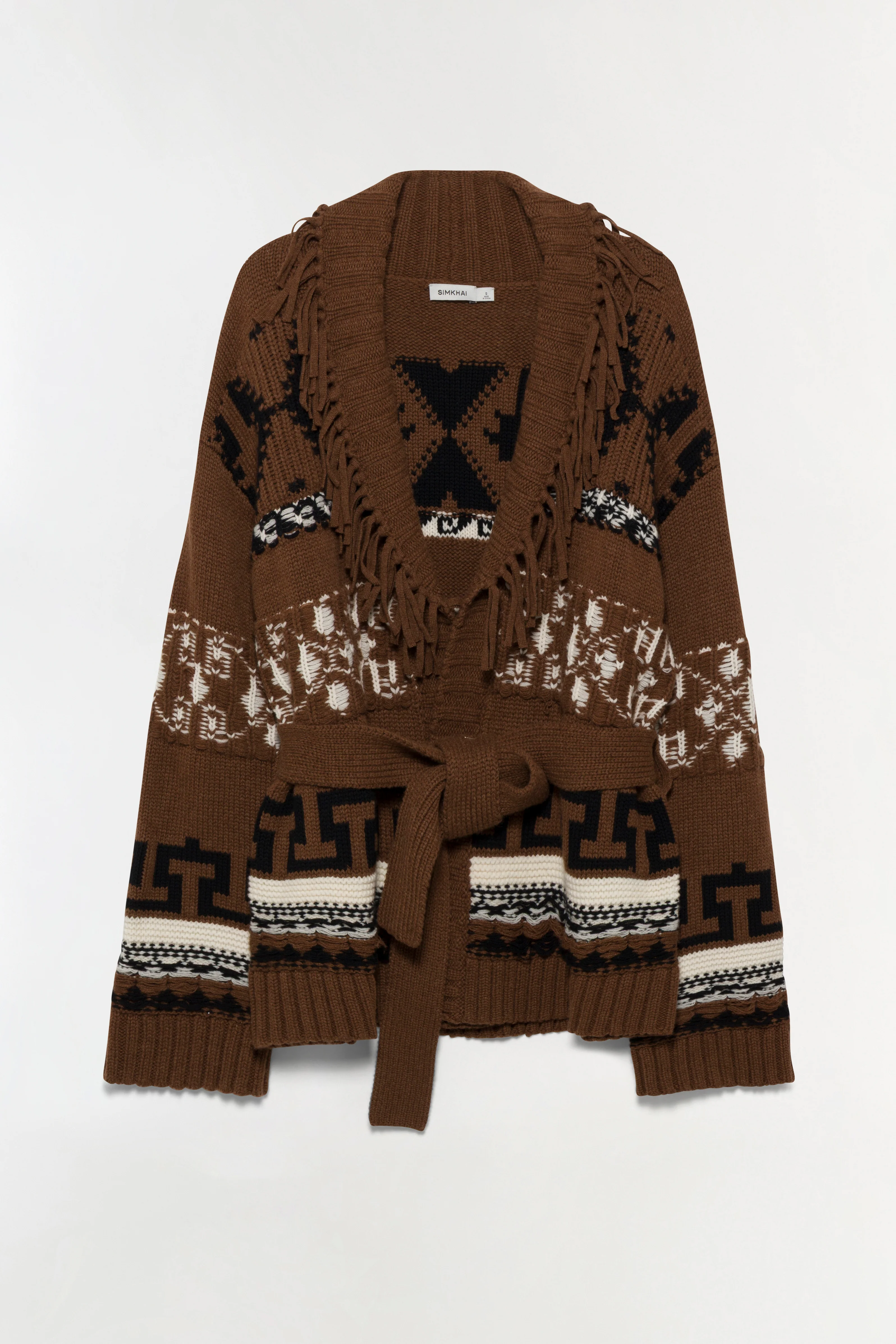 Elwood Western Fringe Wrap Cardigan