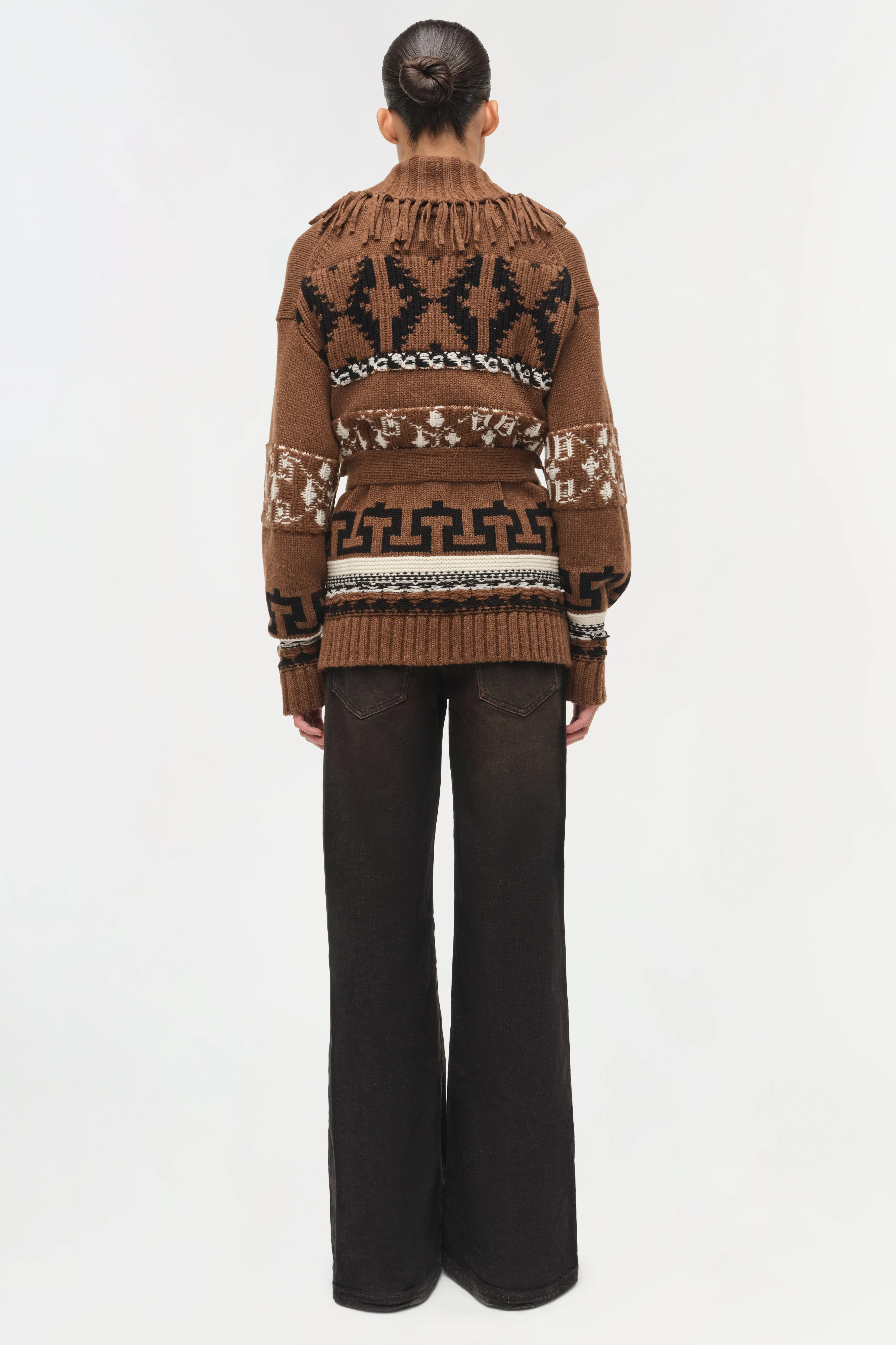 Elwood Western Fringe Wrap Cardigan - Image 5