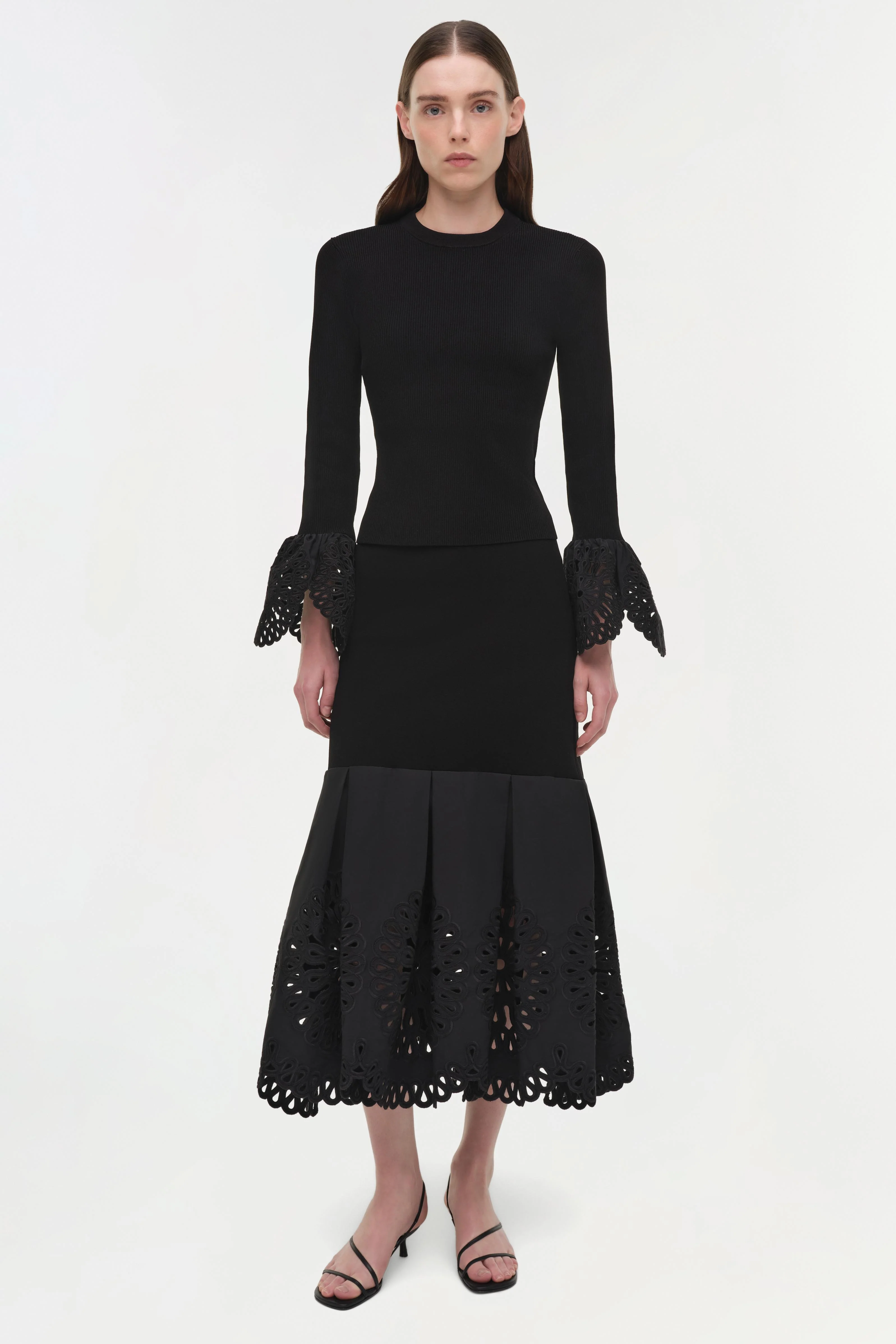 Elyse Embroidered Knit Top - Image 2