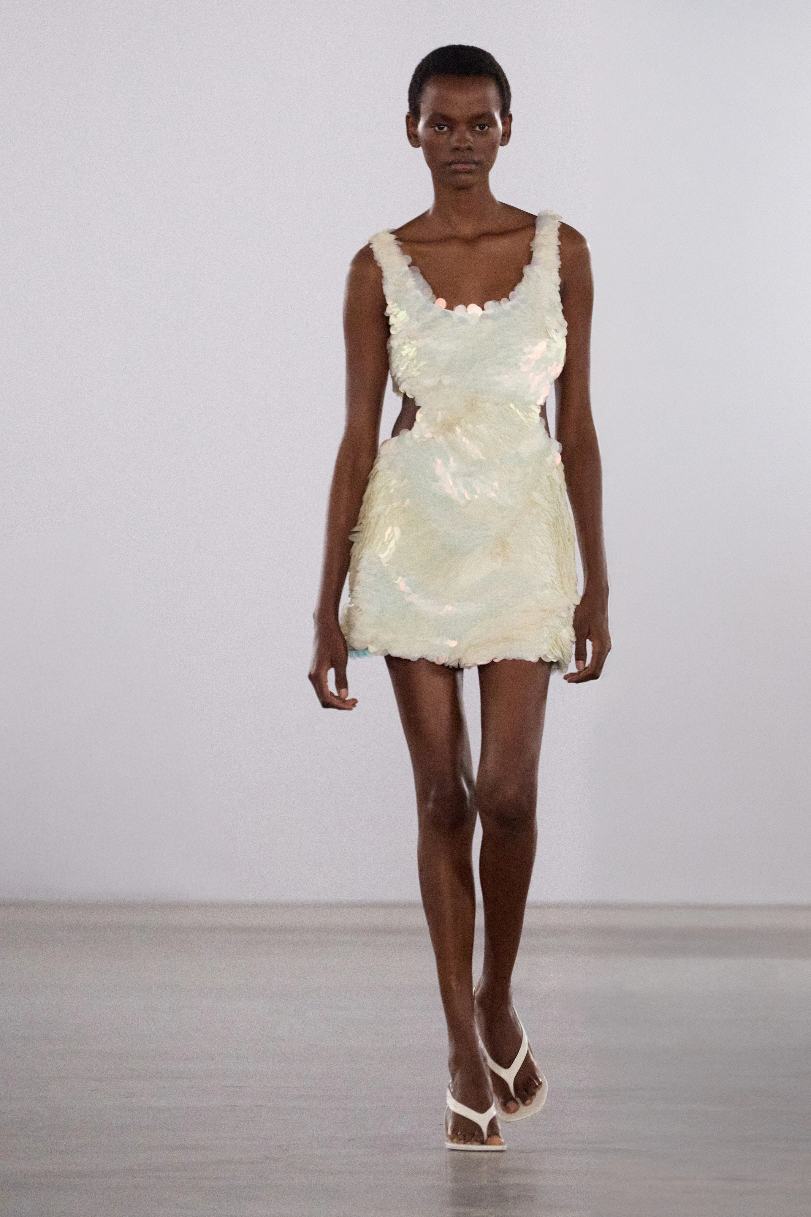 Emilie Sequin Mini Dress - Image 2