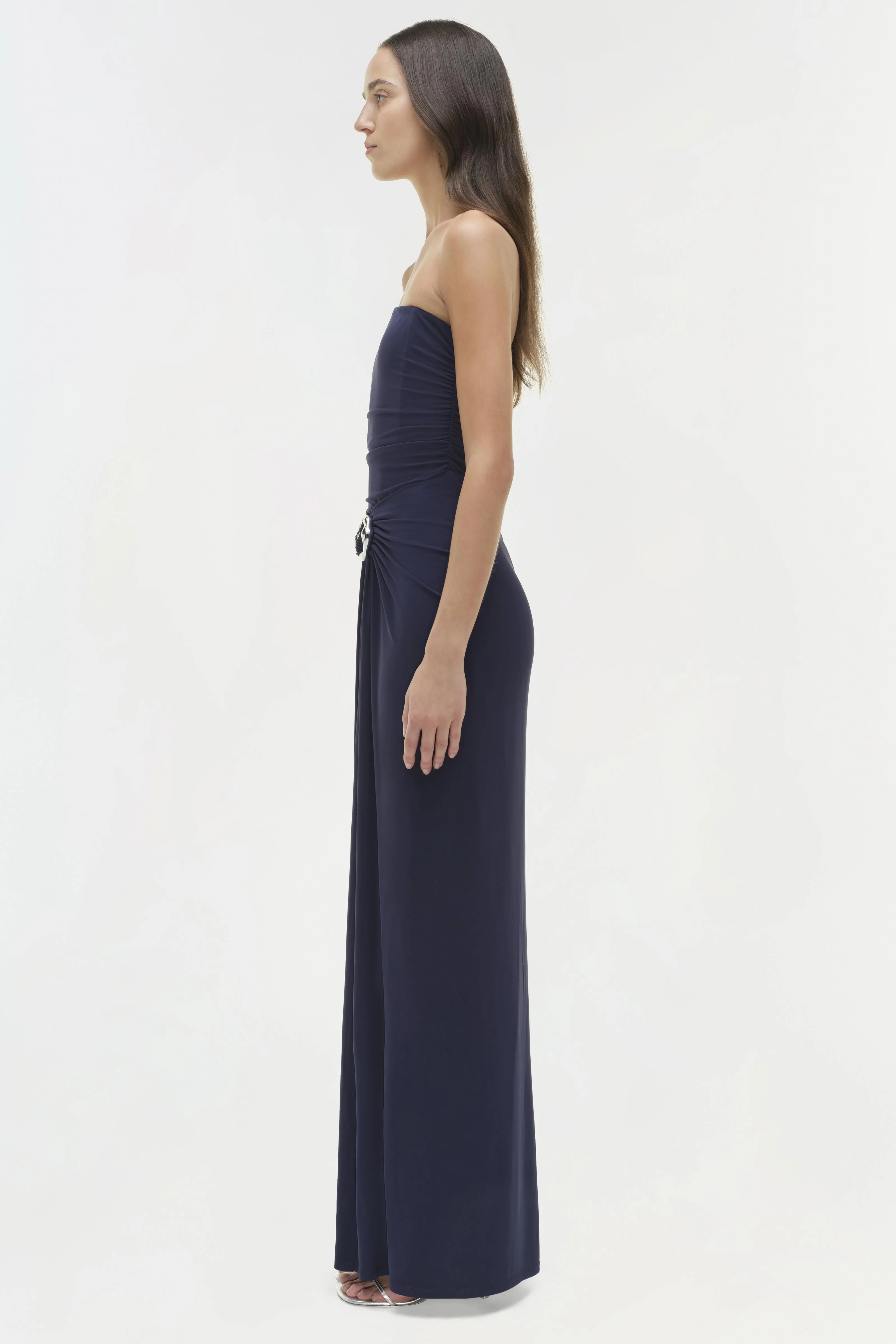 Emma Jersey Strapless Gown - Image 4