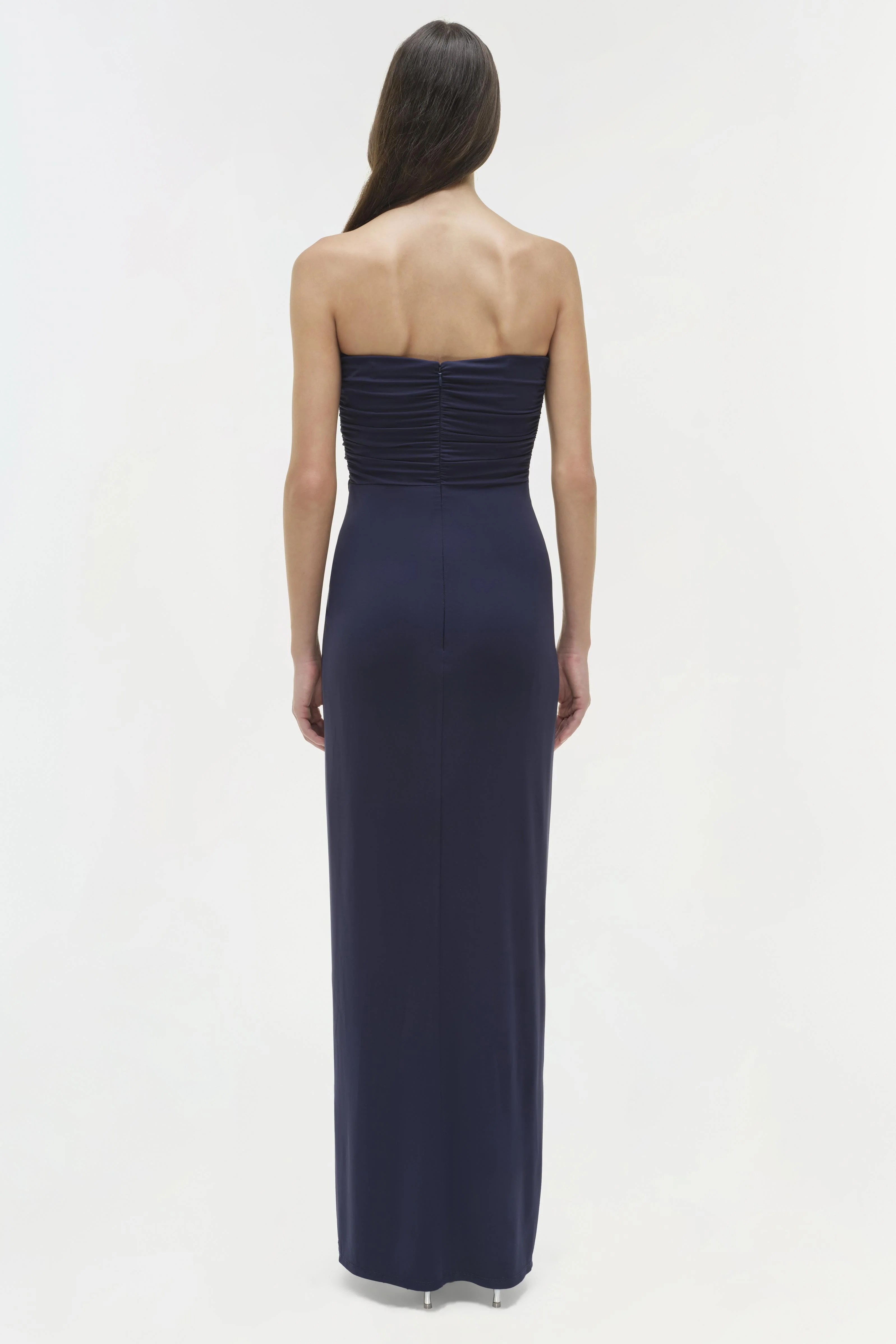 Emma Jersey Strapless Gown - Image 5