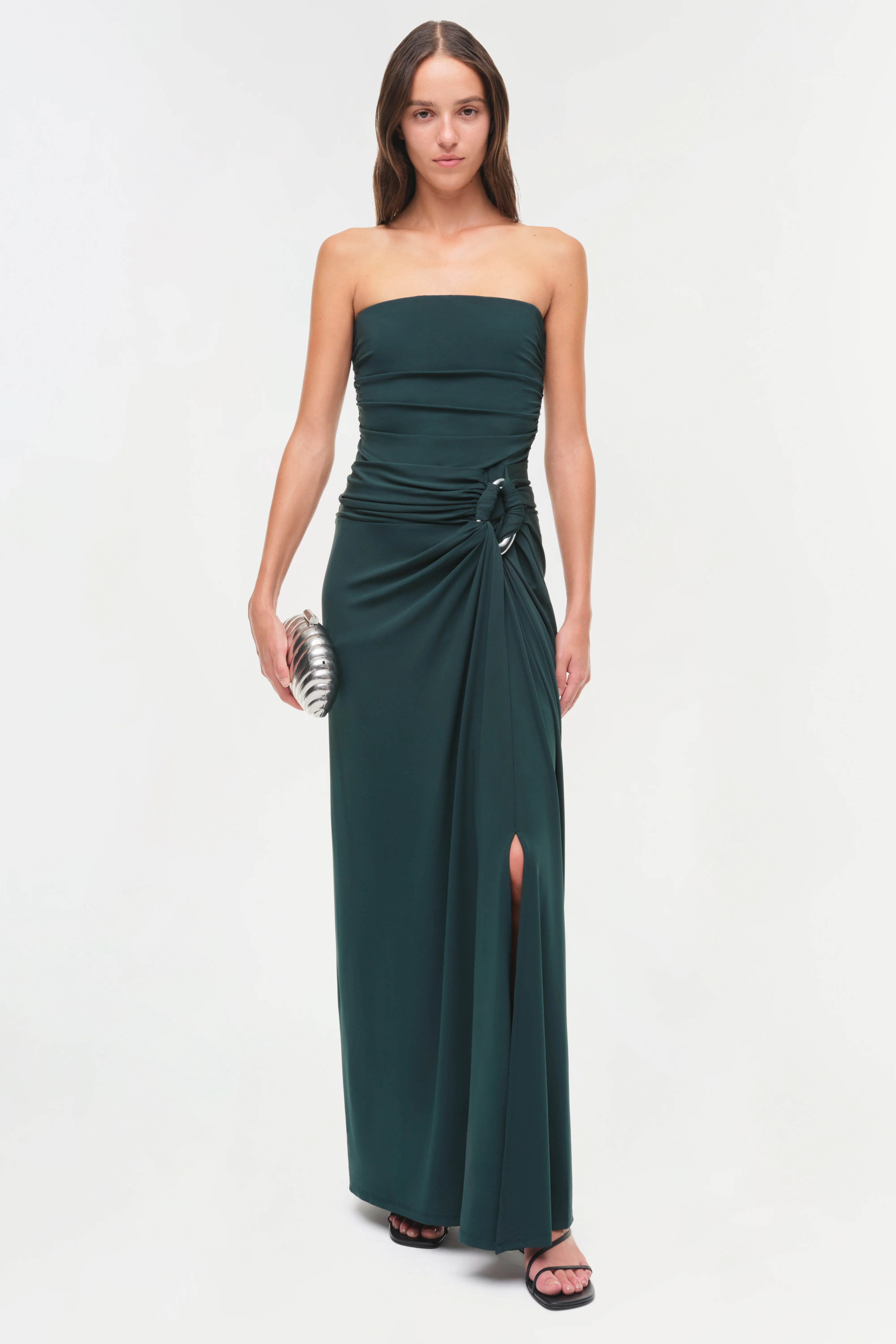 Emma Strapless Jersey Gown - Image 2