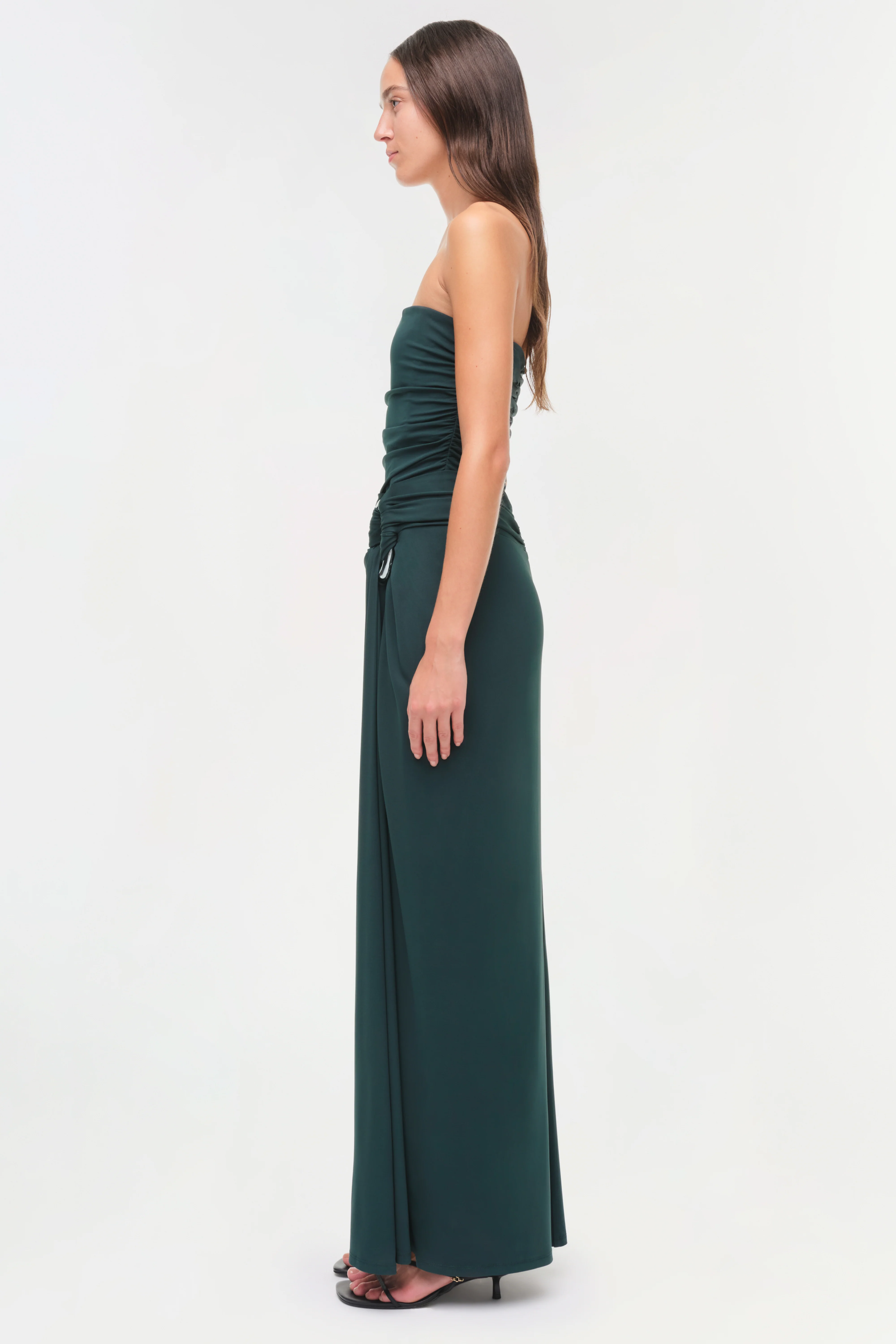 Emma Strapless Jersey Gown - Image 4