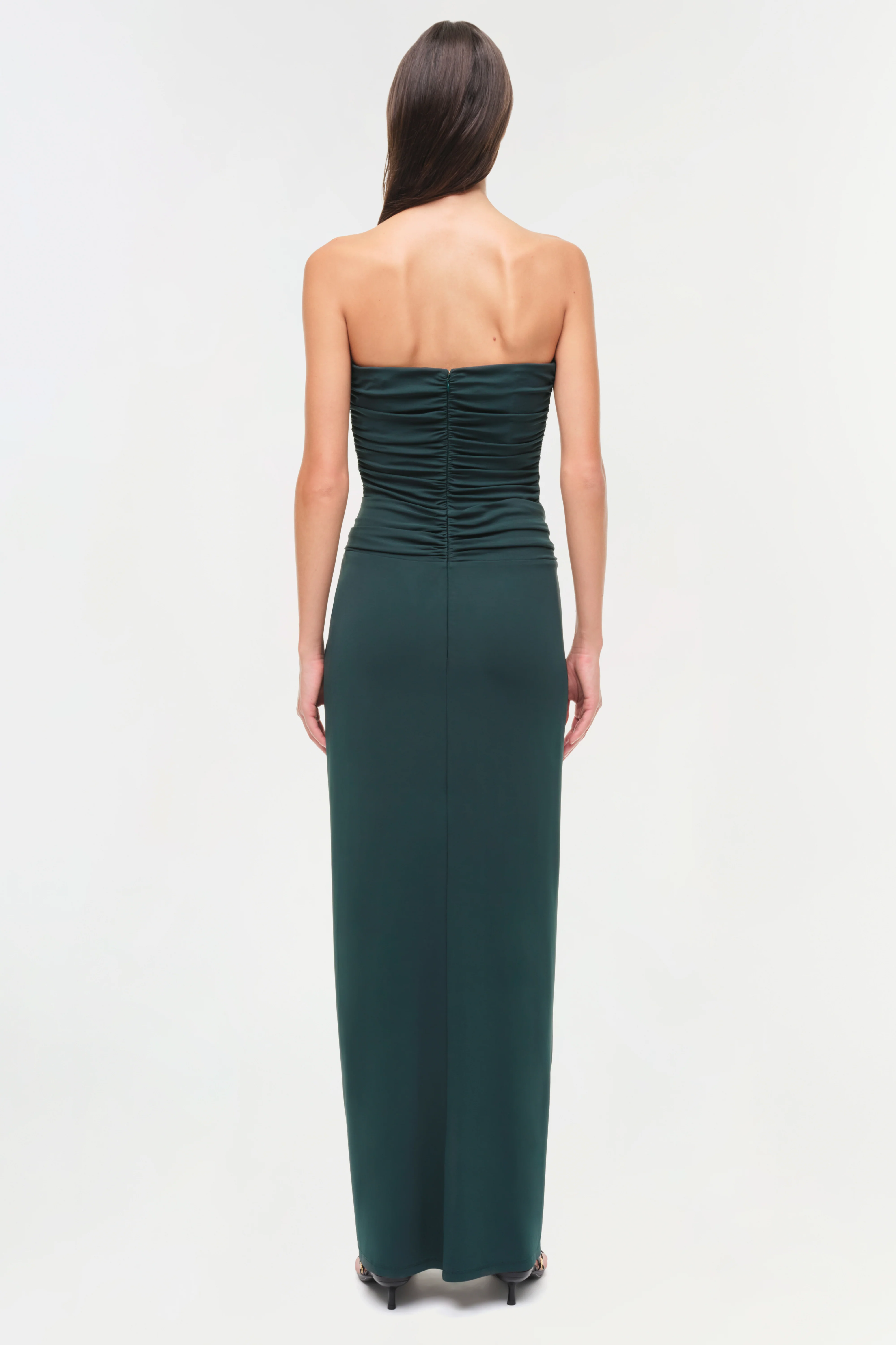 Emma Strapless Jersey Gown - Image 5
