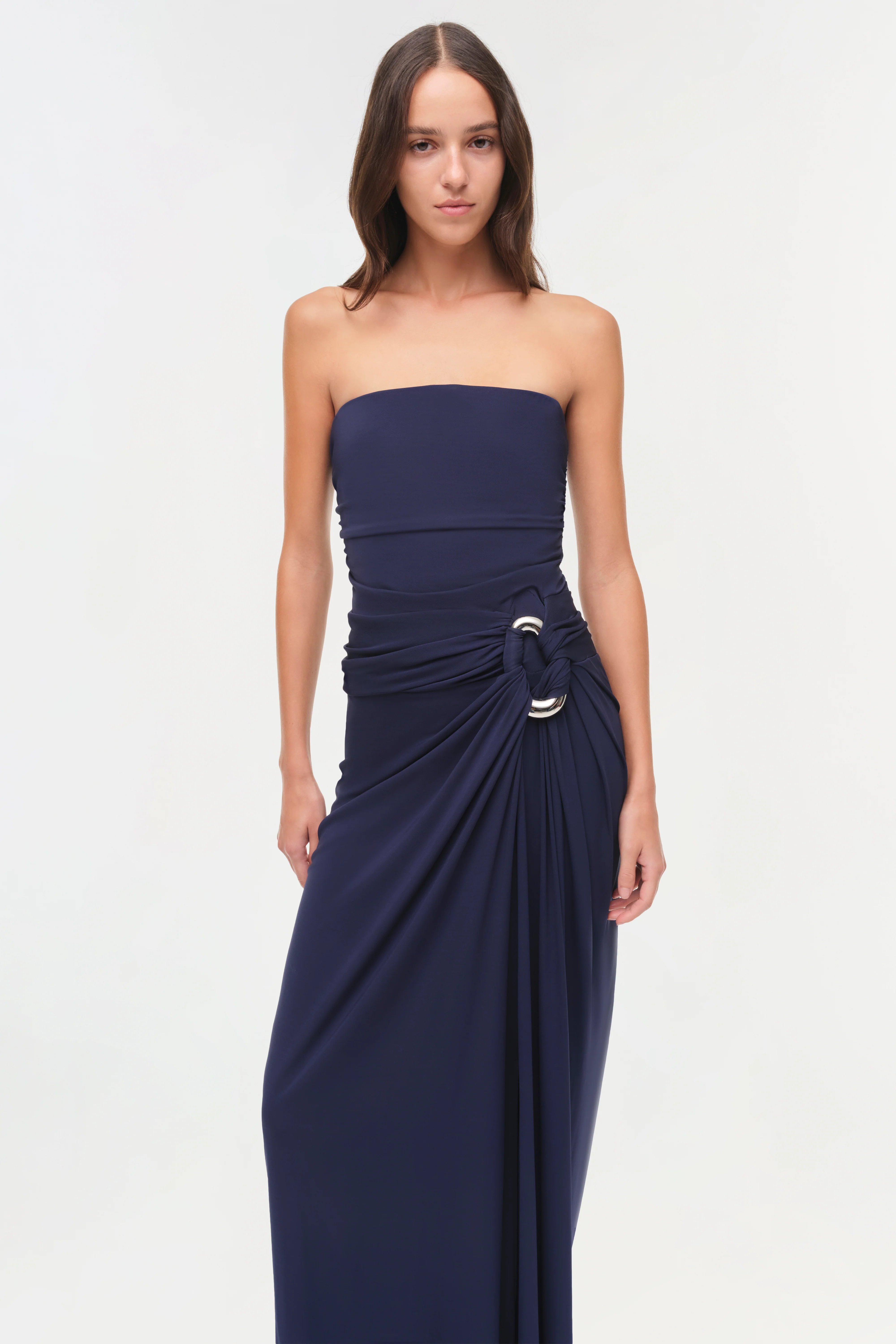 Emma Strapless Jersey Gown - Image 3