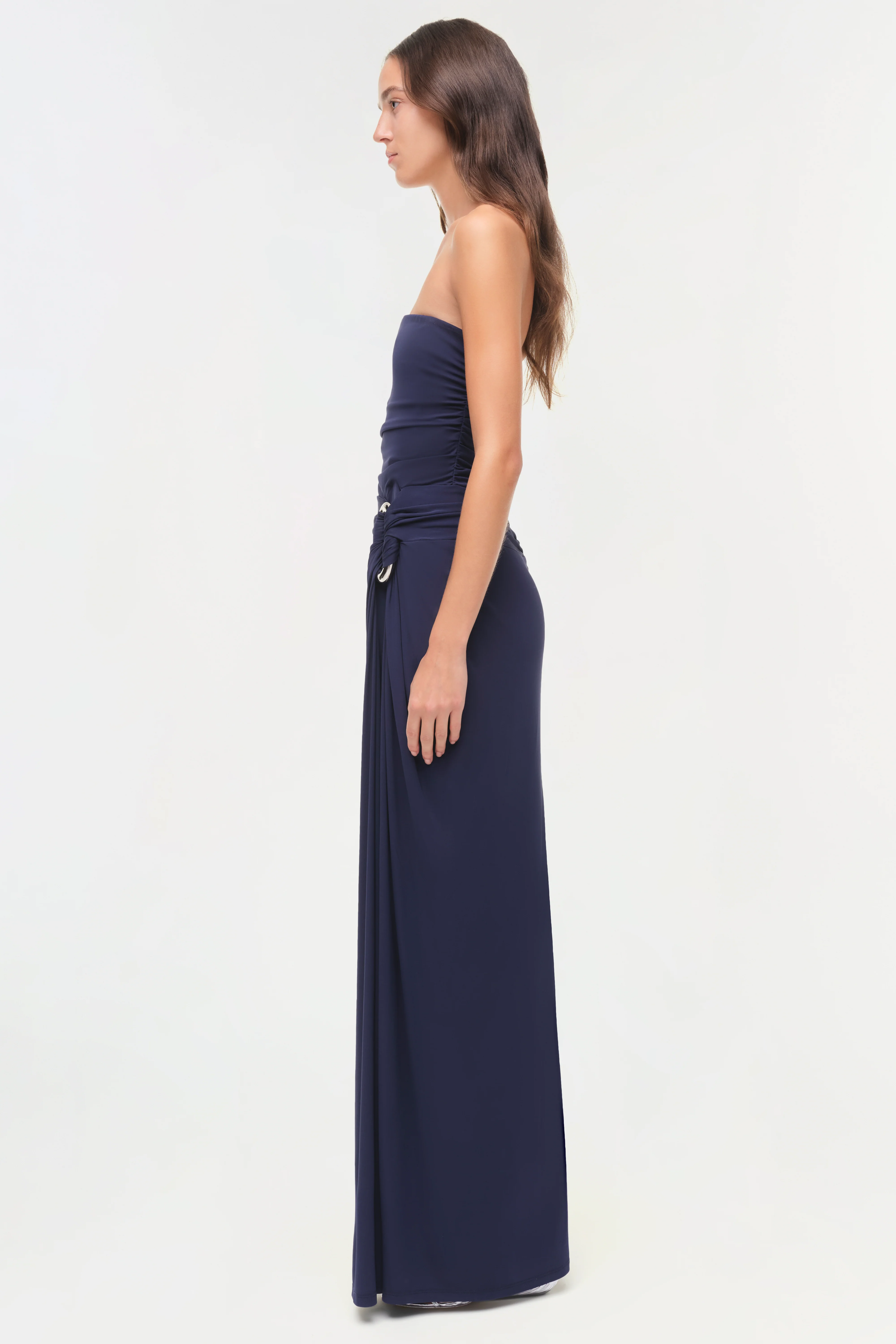 Emma Strapless Jersey Gown - Image 4