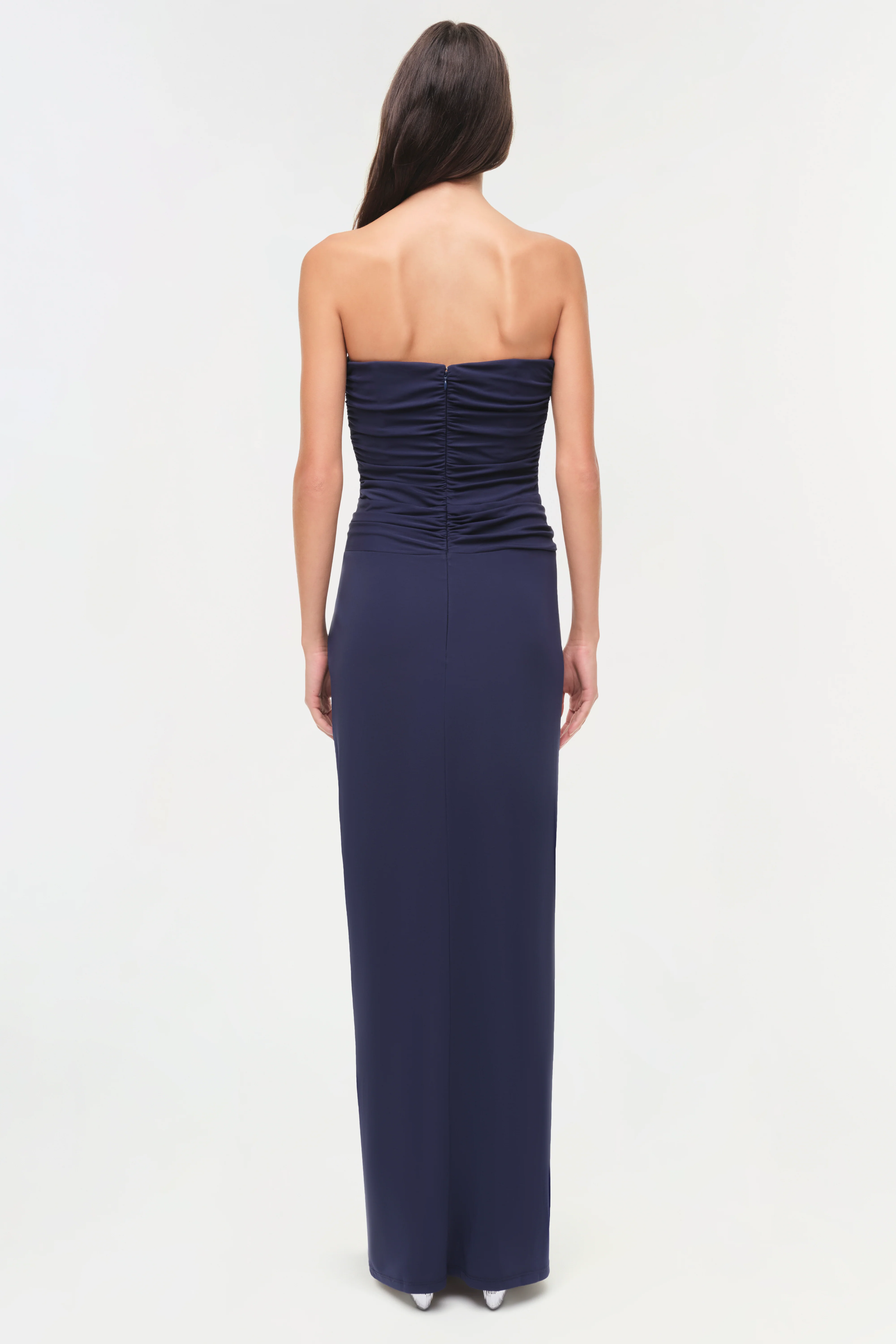Emma Strapless Jersey Gown - Image 5