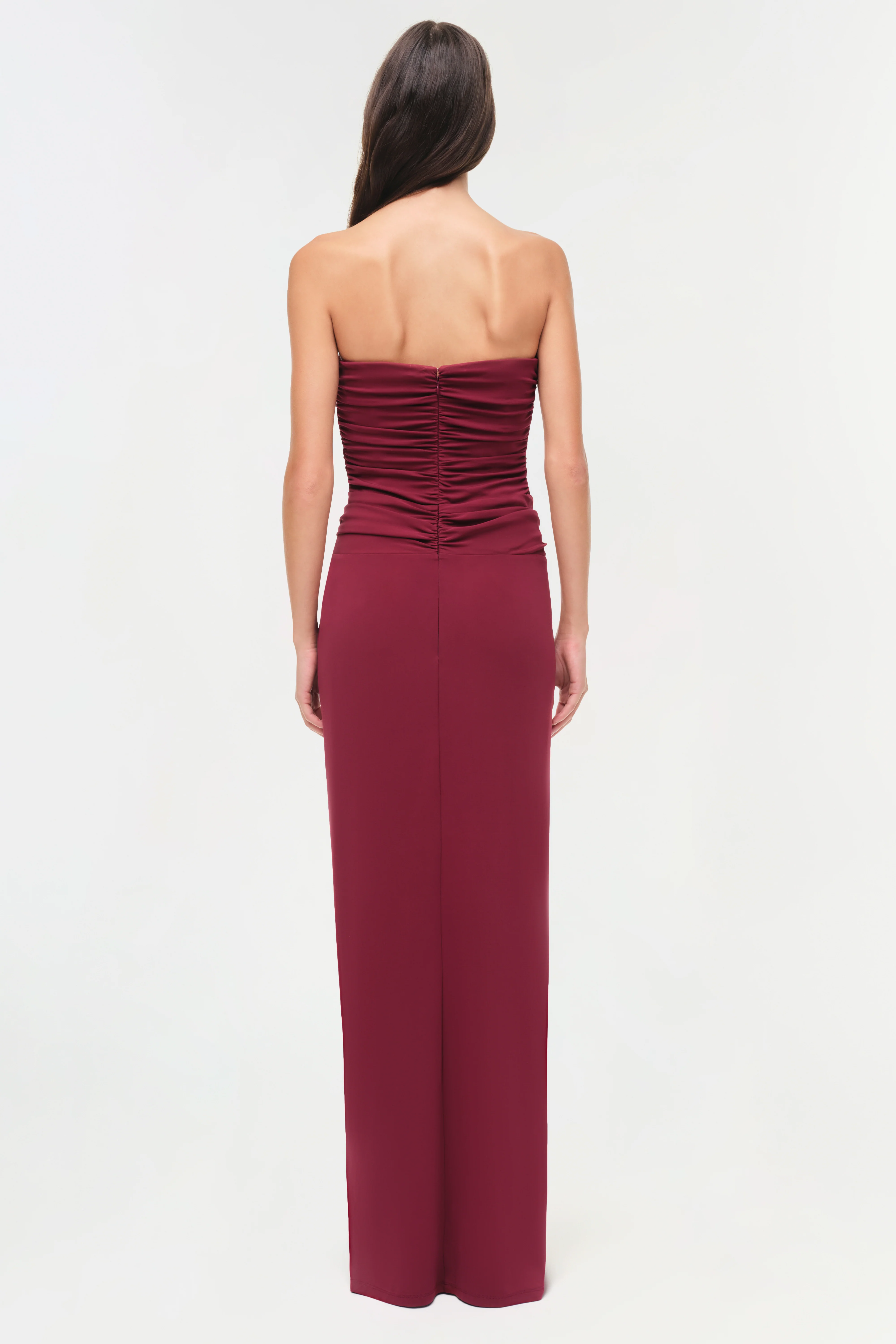 Emma Strapless Jersey Gown - Image 5