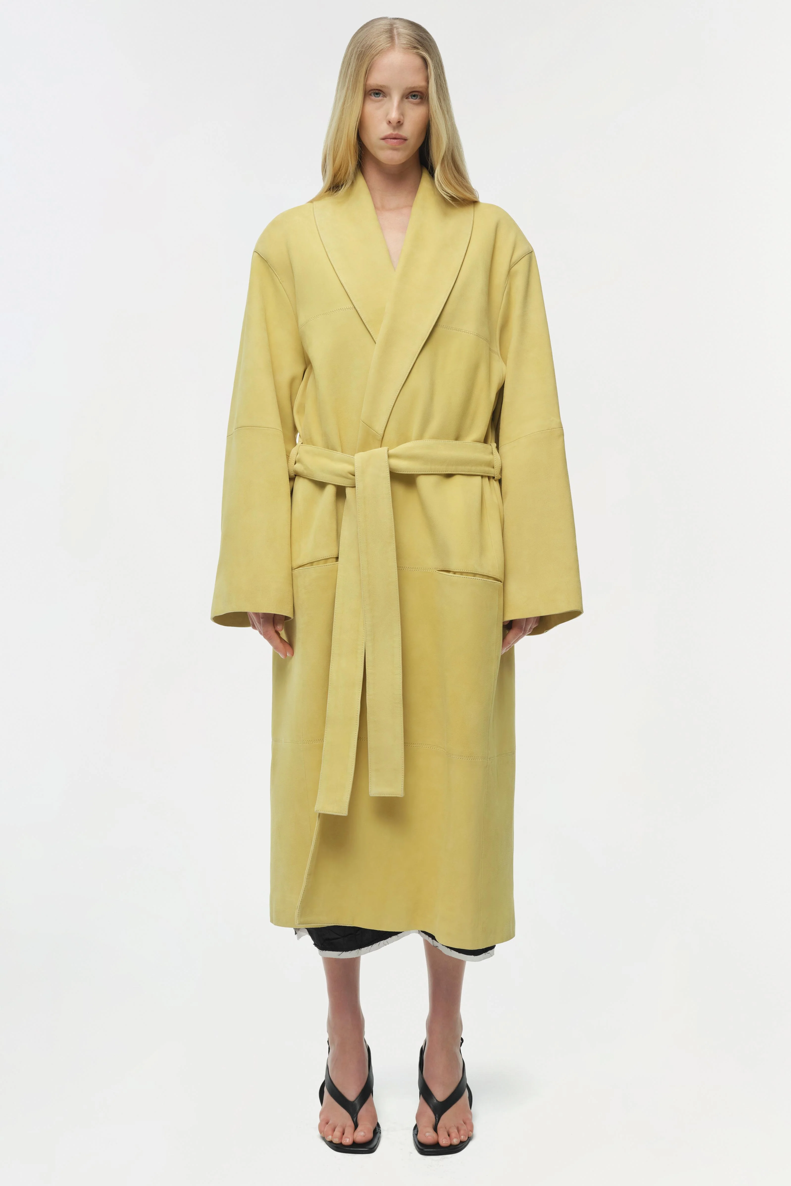 Enola Suede Trench Coat - Image 7
