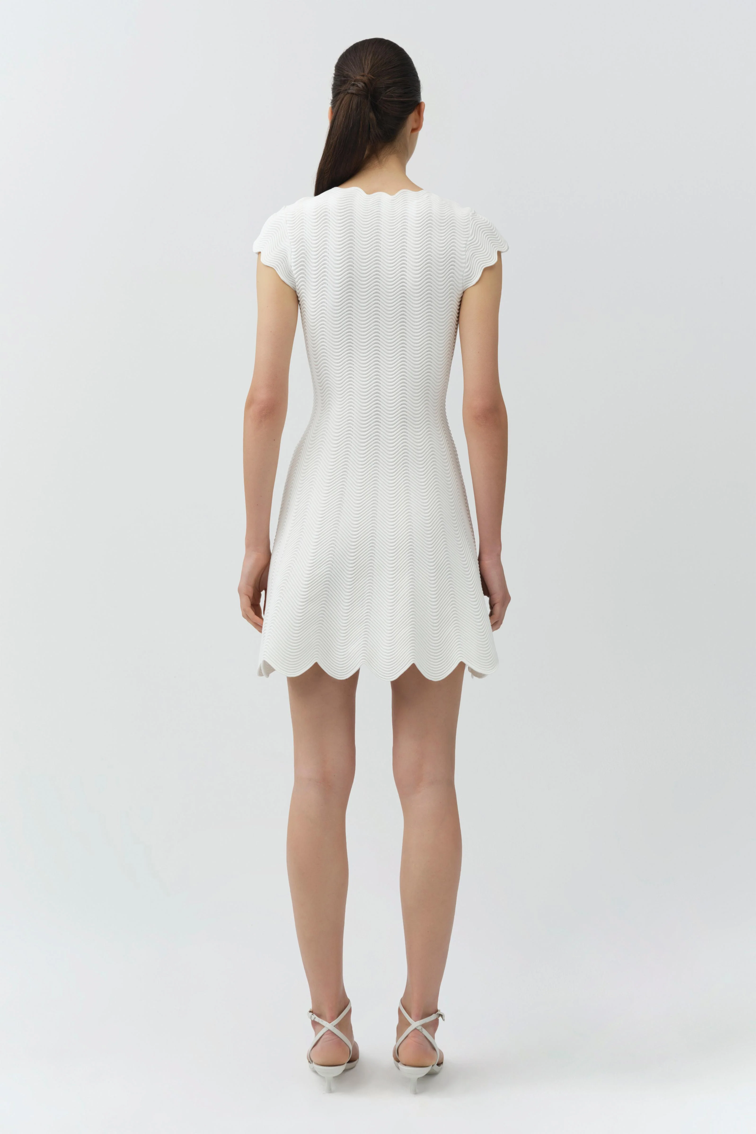 Evalynn Wavy Knit Mini Dress - Image 5