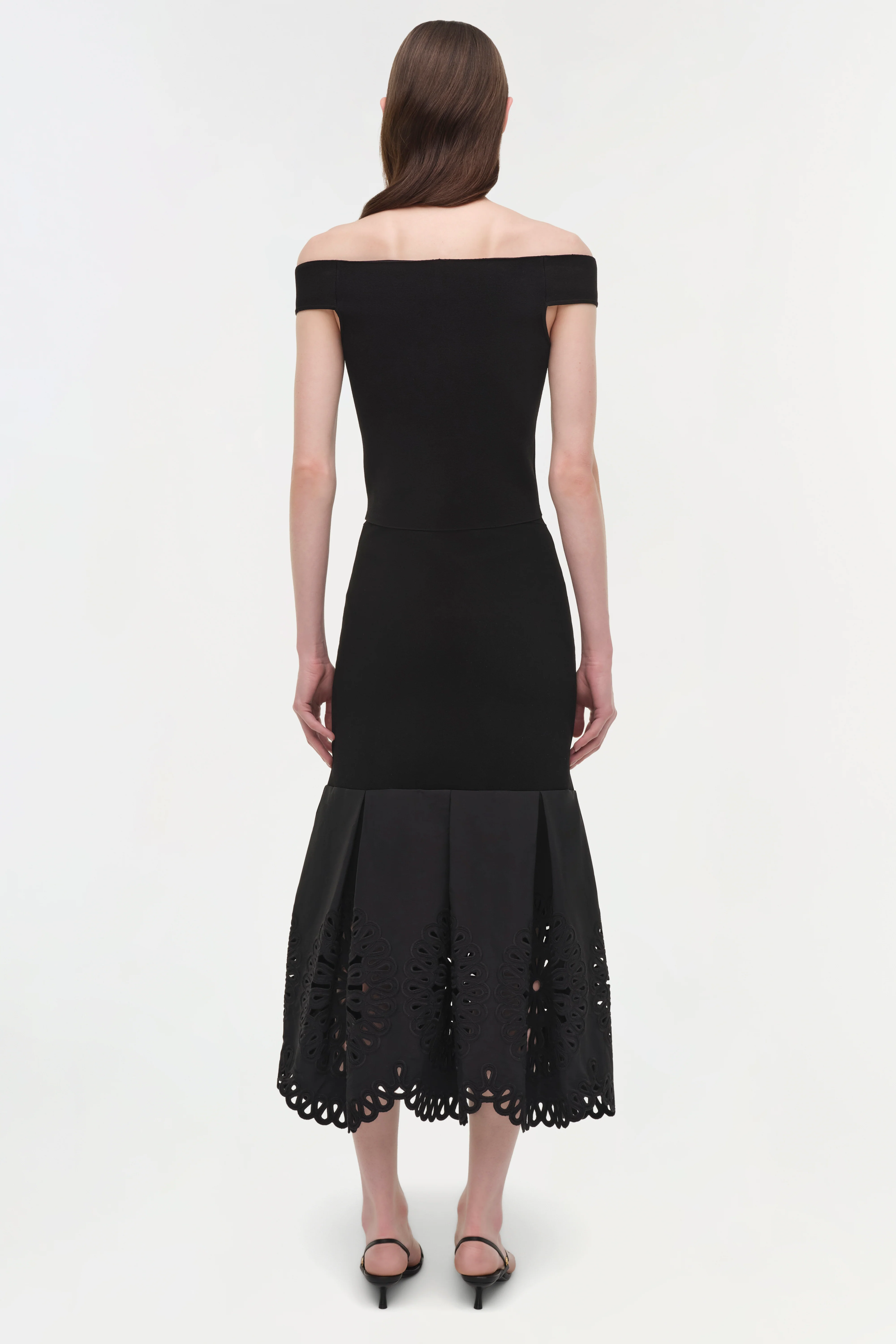 Eveletta Embroidered Knit Midi Skirt - Image 6
