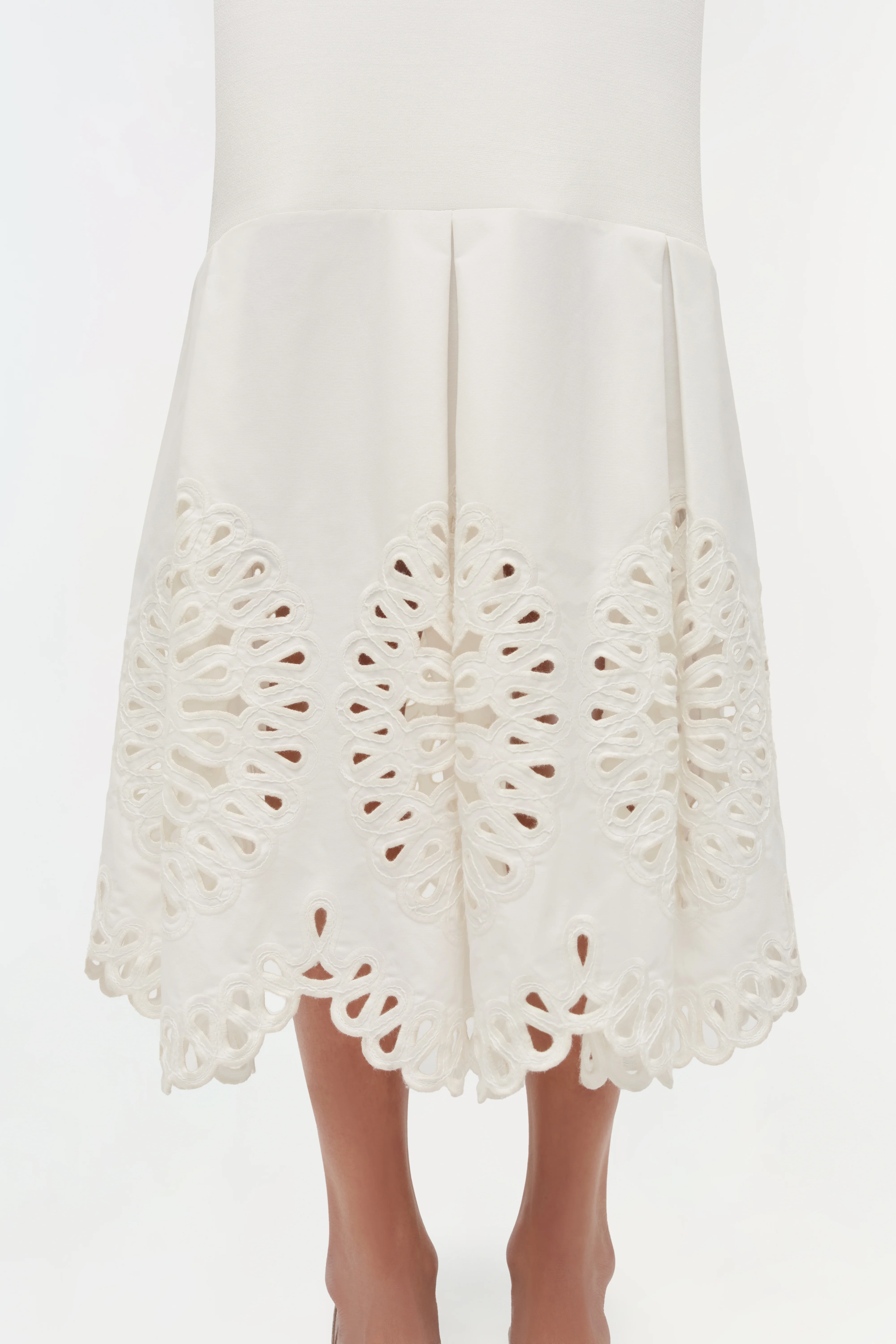 Eveletta Embroidered Knit Midi Skirt - Image 4