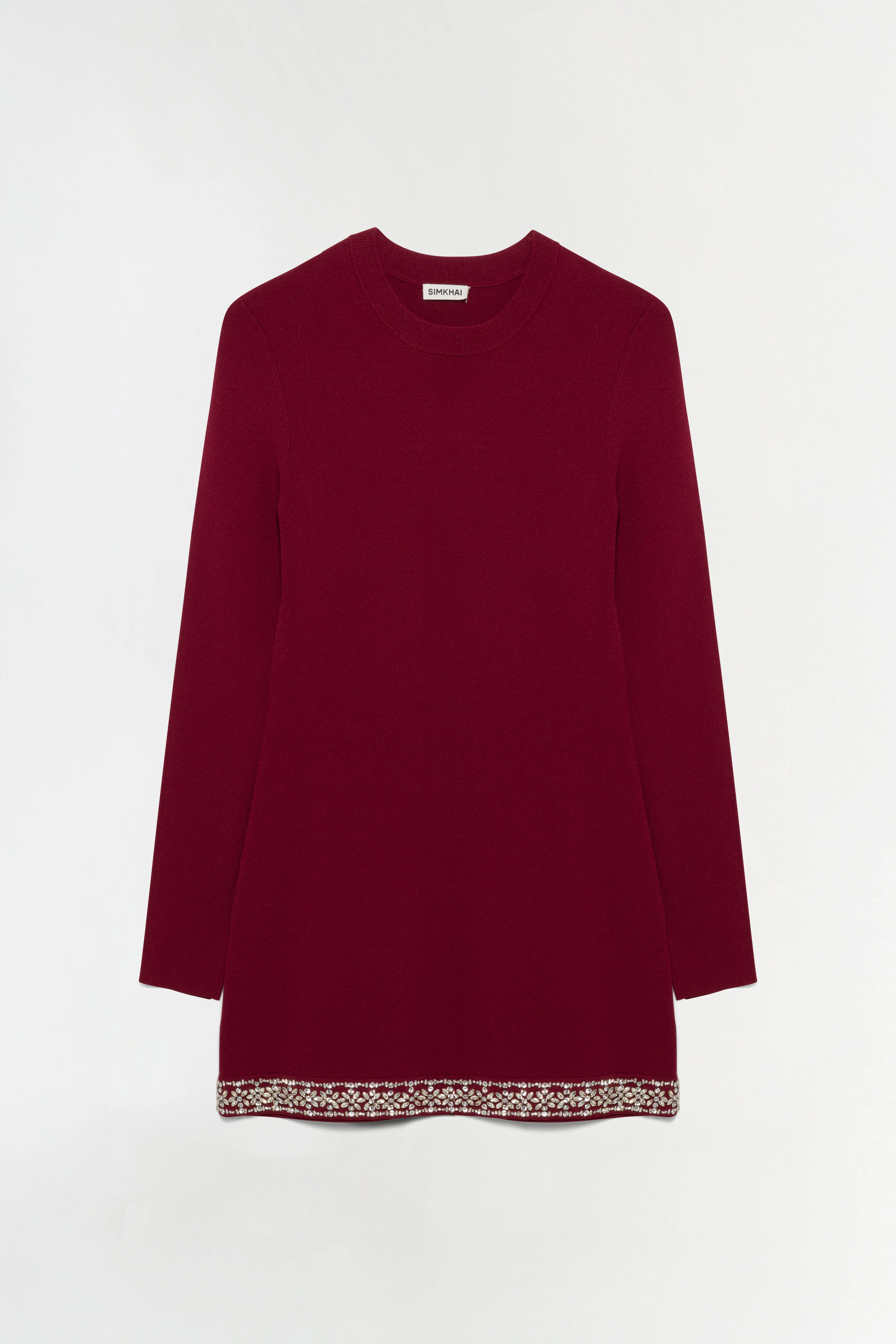Farley Embellished Knit Mini Dress