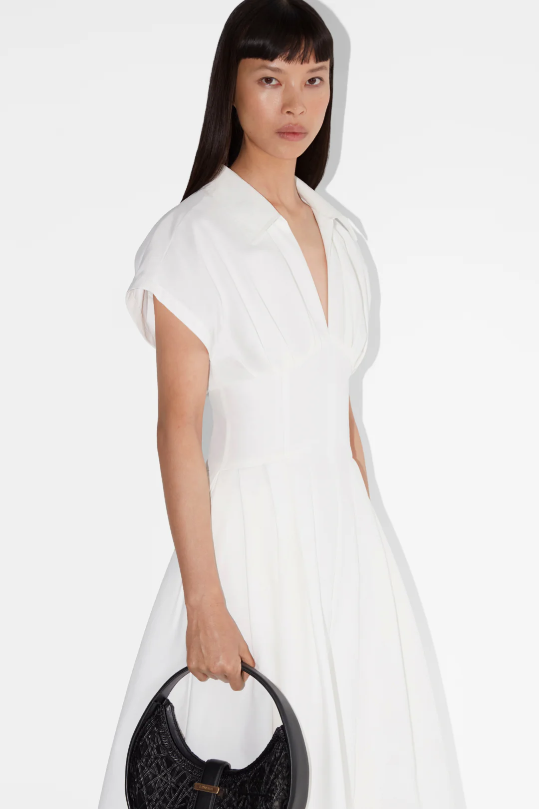 Farlow Cotton Faille Midi Dress - Image 2