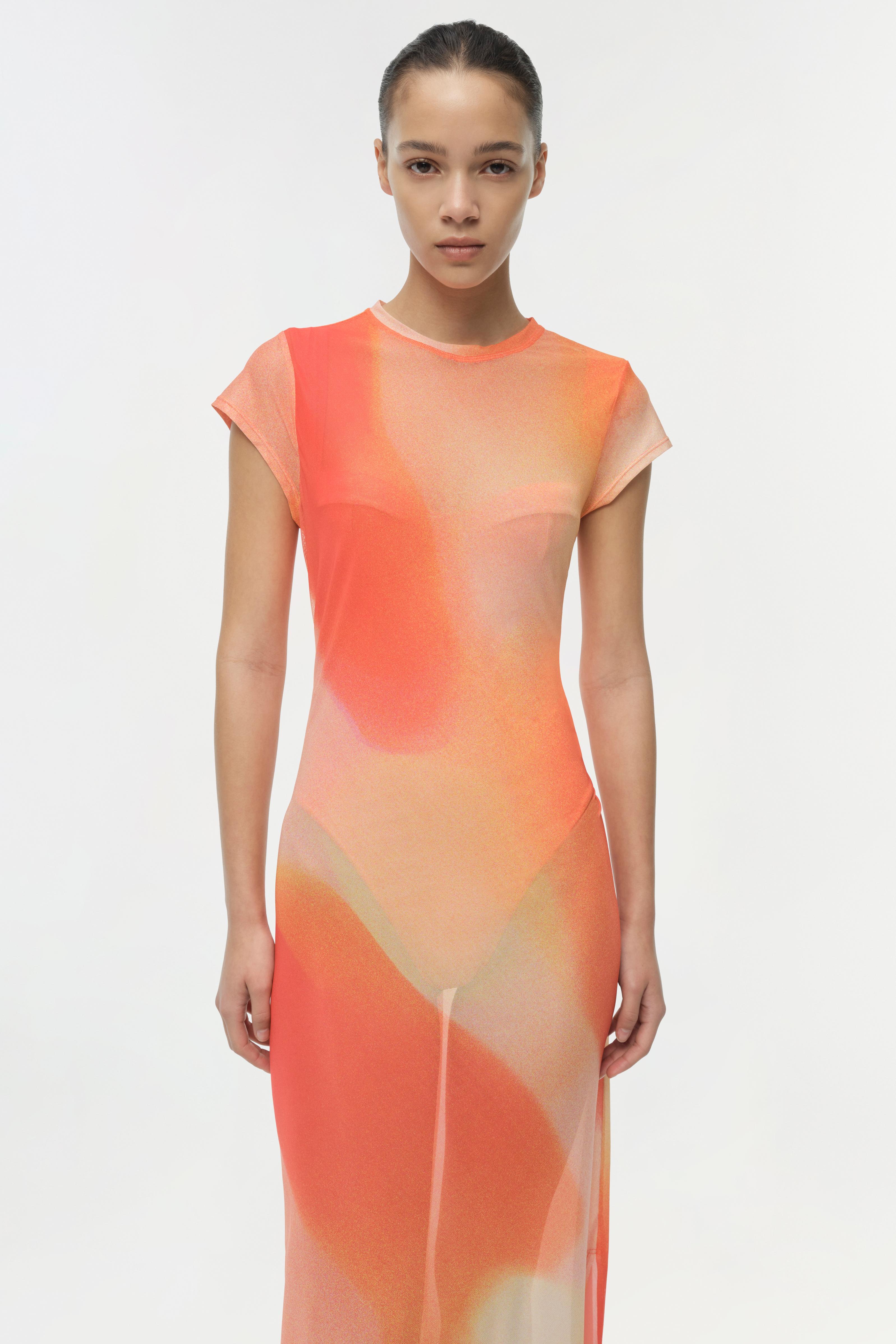Fia Mesh Midi Dress - Image 3