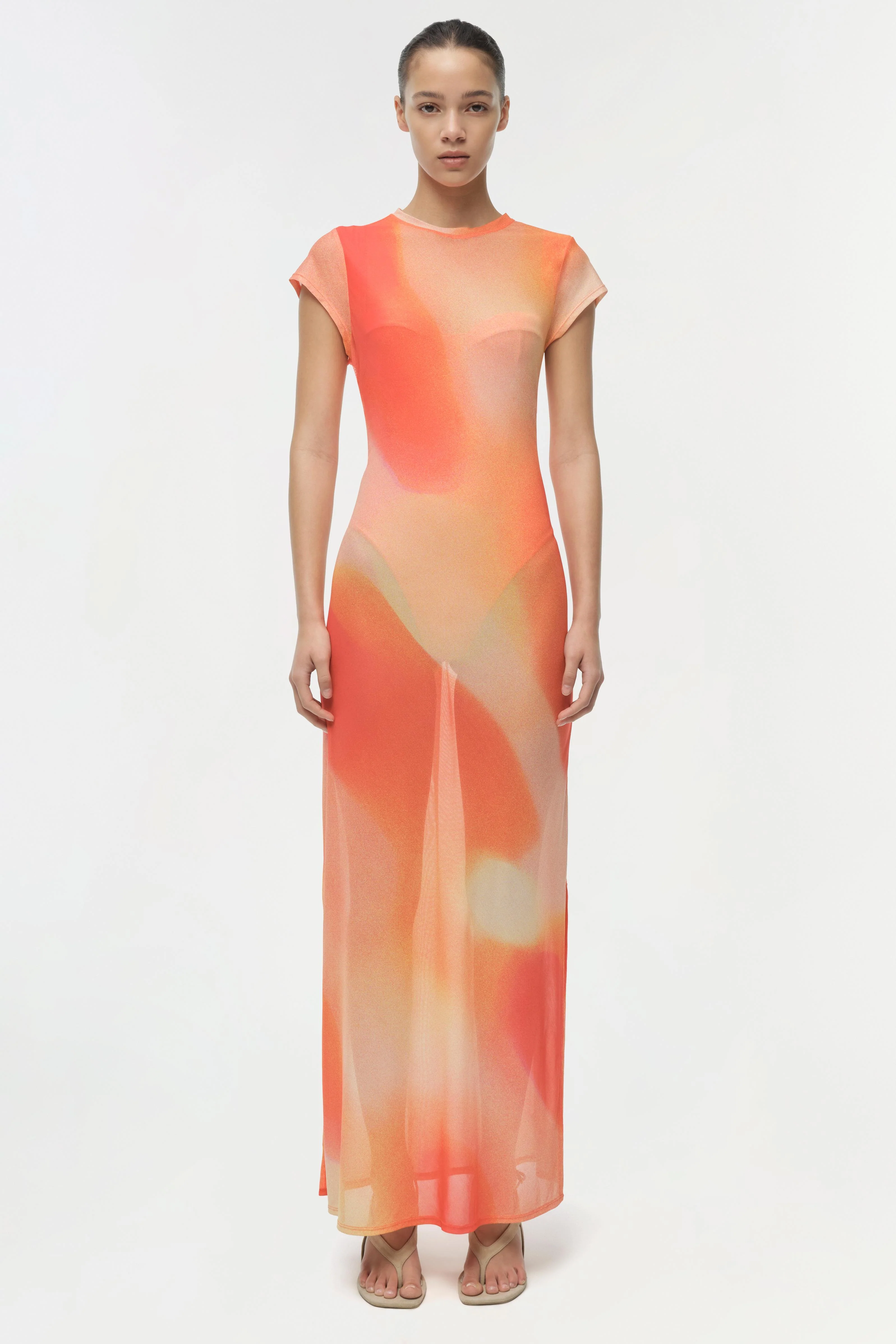 Fia Mesh Midi Dress - Image 6