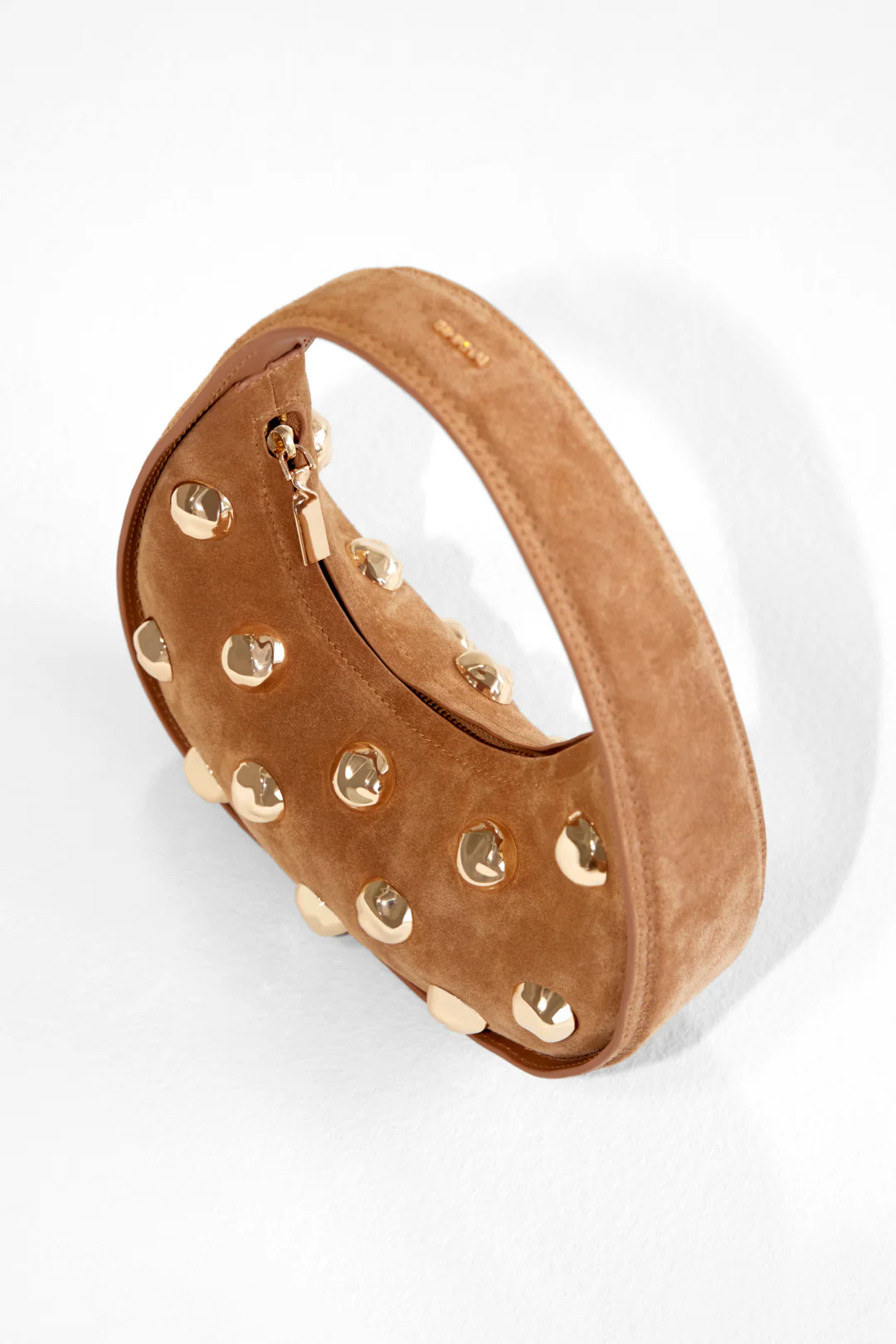 Finn Studded Suede Shoulder Bag - Image 2