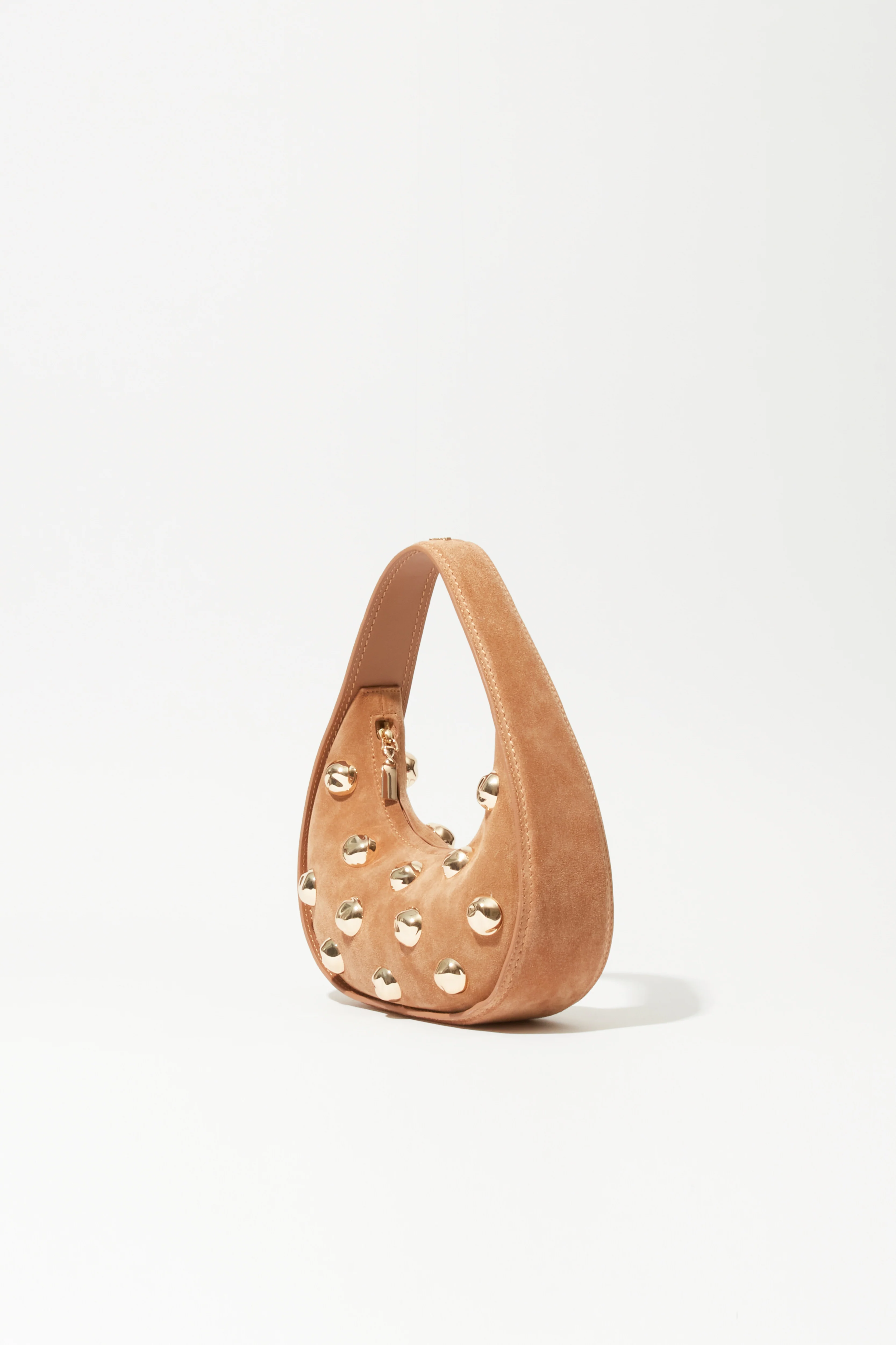 Finn Studded Suede Shoulder Bag - Image 3